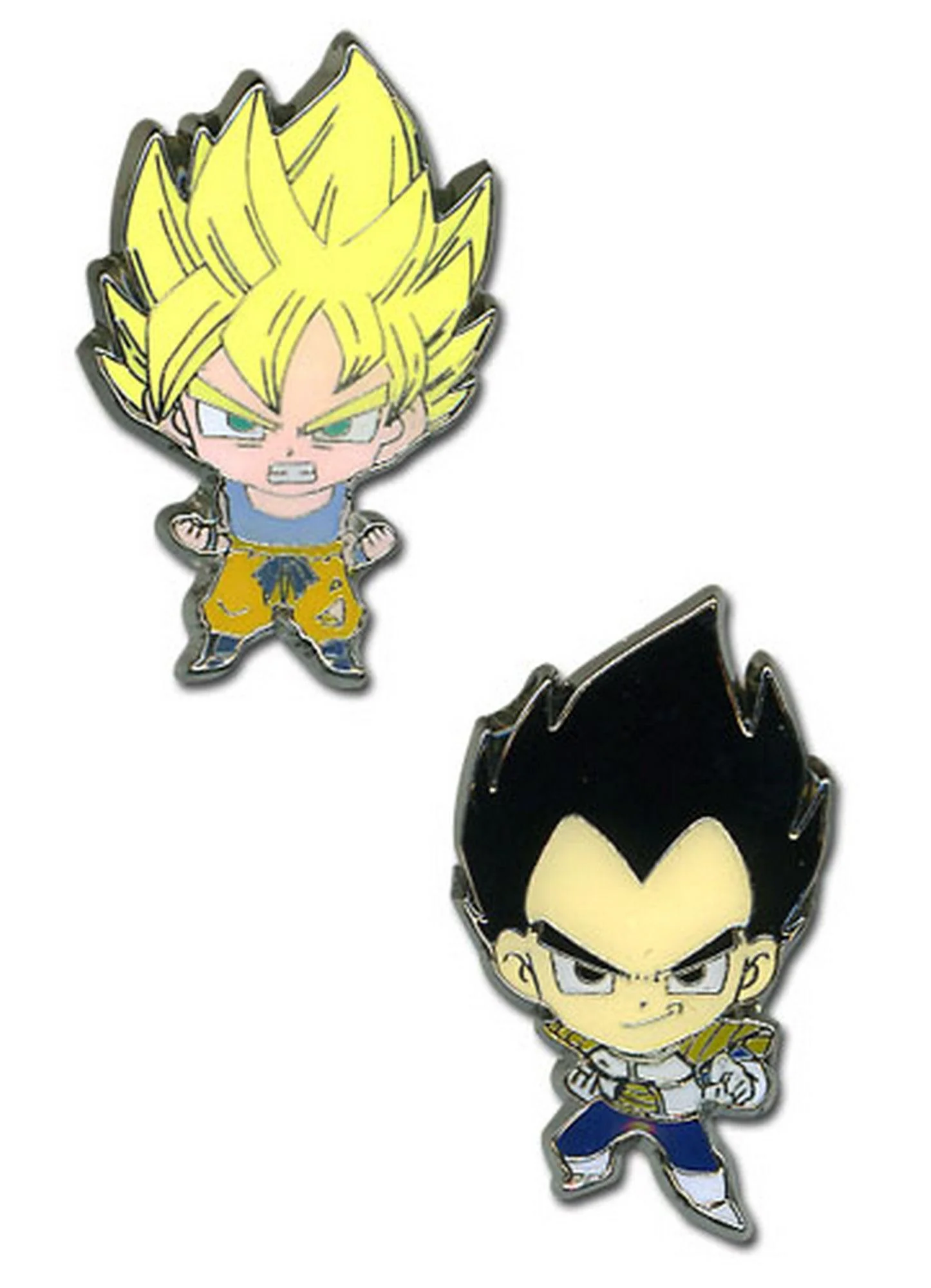 Dragon Ball Z - Super Saiyan Son Goku & Vegeta Mini Pin Set