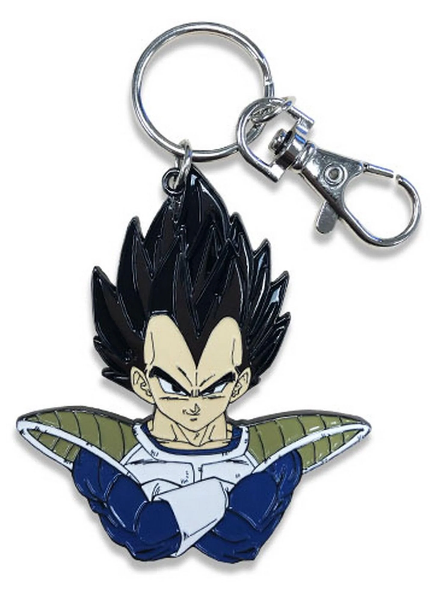 Dragon Ball Z - Vegeta Torso Metal Keychain