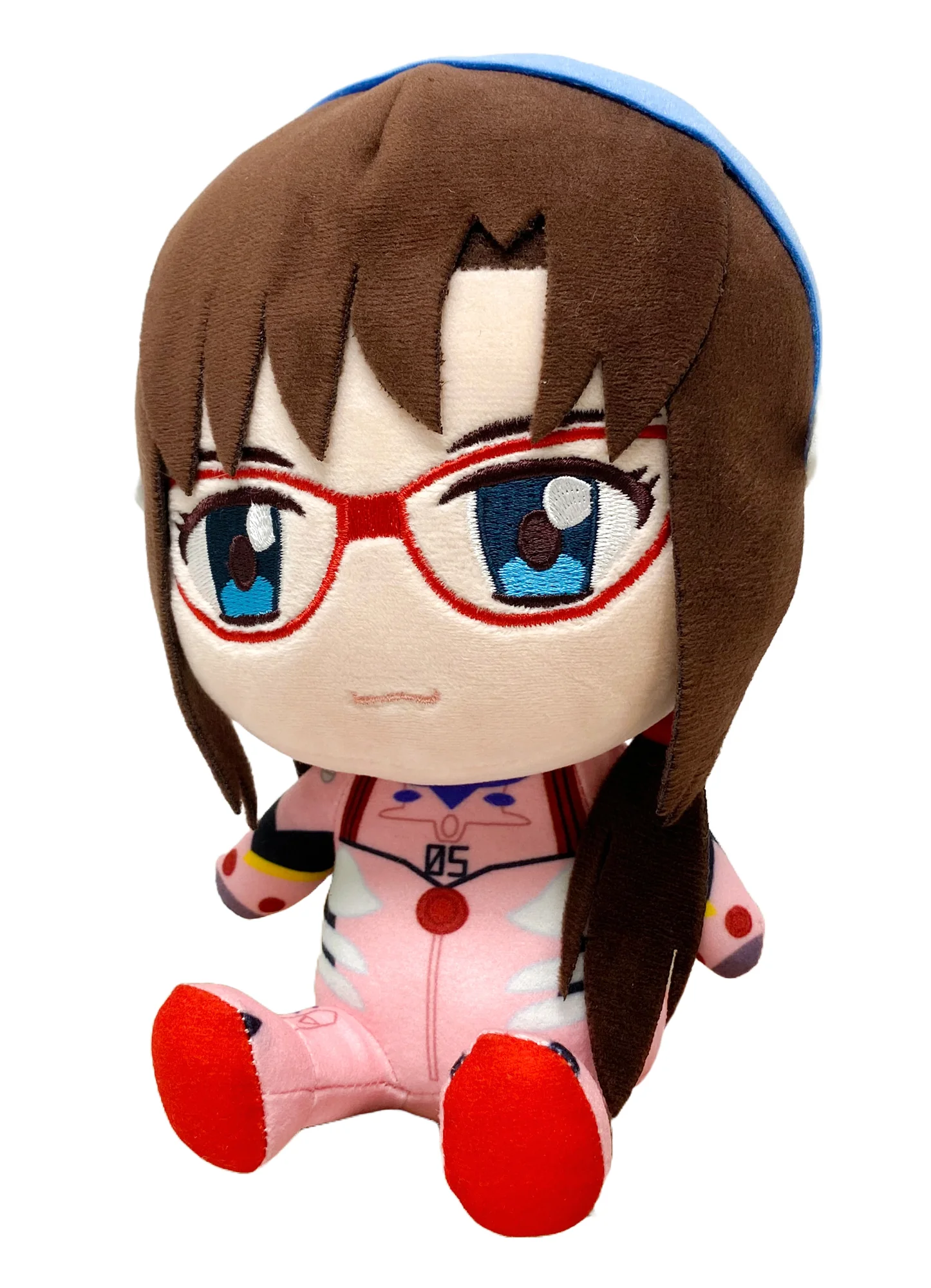 Evangelion New Movie - Mari Makinami (Plug Suit) Sitting Plush 7"H - Image 2
