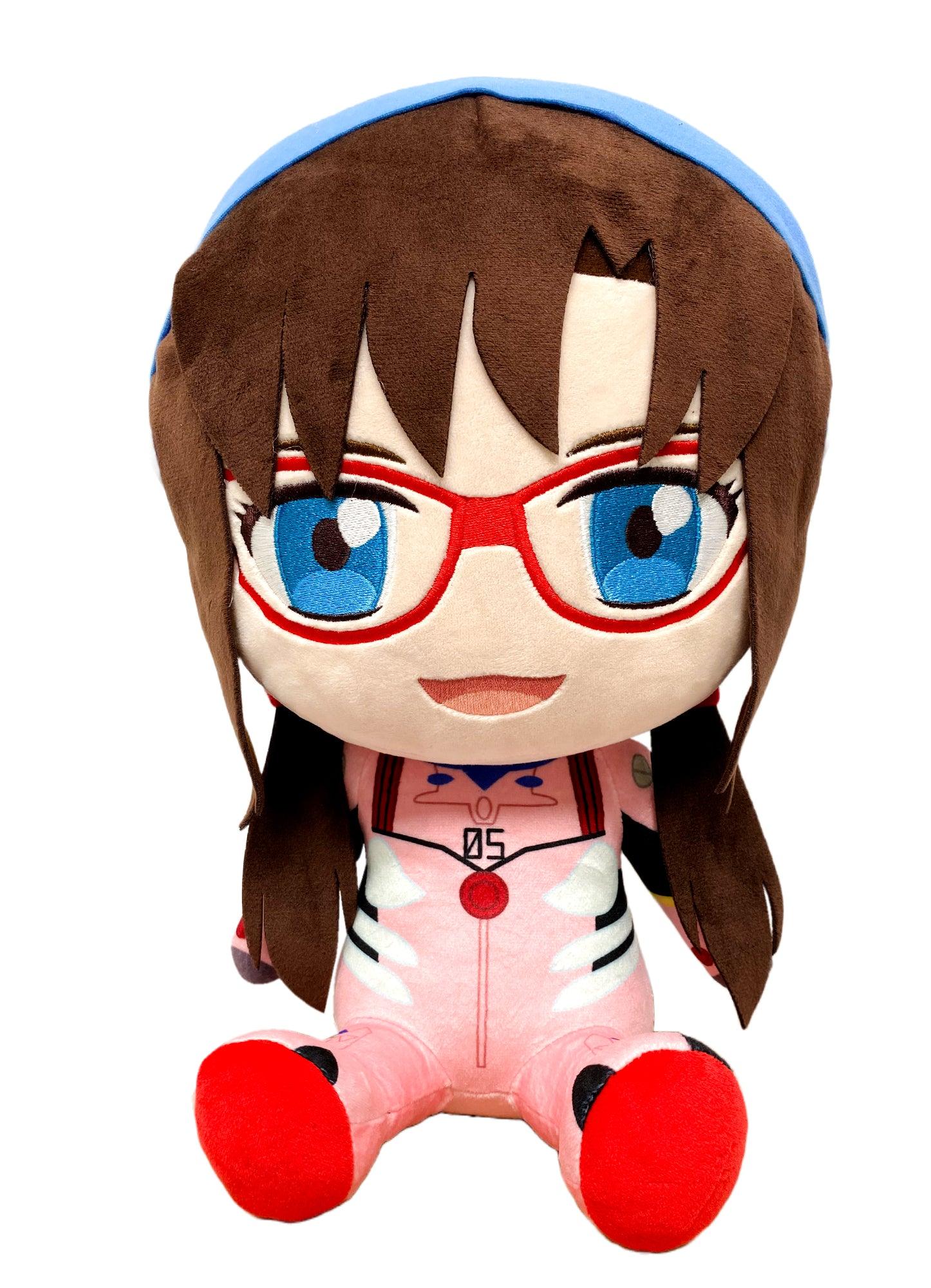 EVANGELION NEW MOVIE - MARI PLUG SUIT SITTING PLUSH 12" H