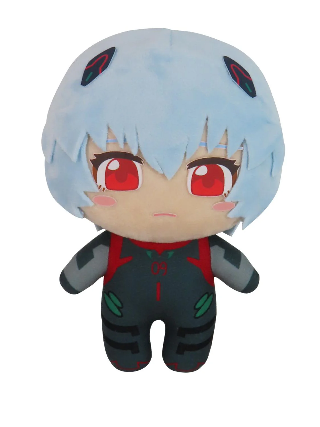 EVANGELION NEW MOVIE - REI AYANAMI BLACK PLUG SUIT PLUSH 7"H