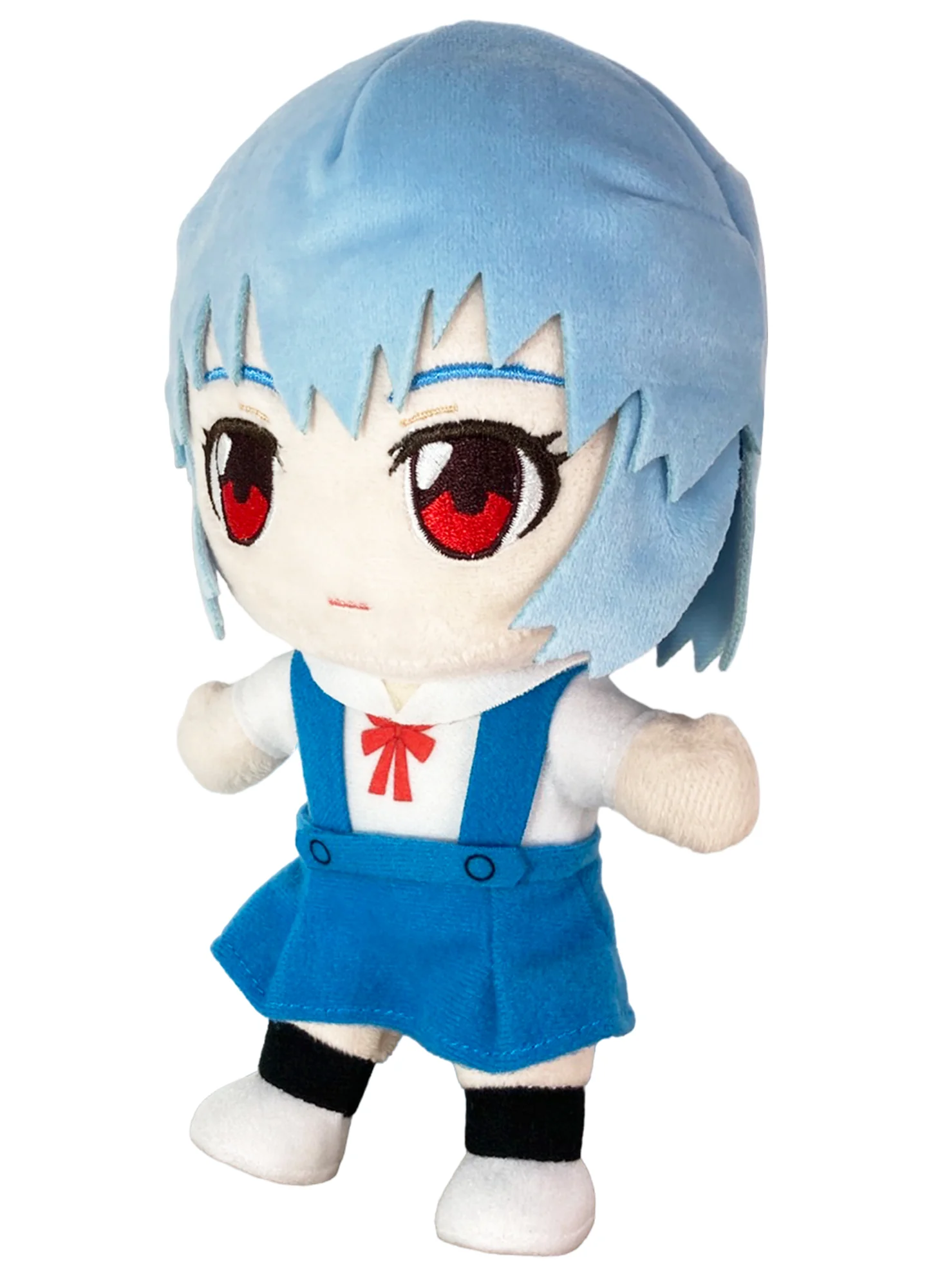EVANGELION NEW MOVIE - REI AYANAMI MOVABLE VER PLUSH 8" H - Image 3