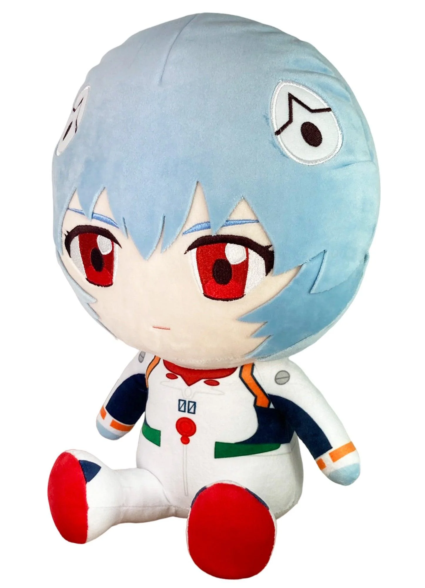 EVANGELION NEW MOVIE - REI PLUG SUIT SITTING PLUSH 12" H - Image 2