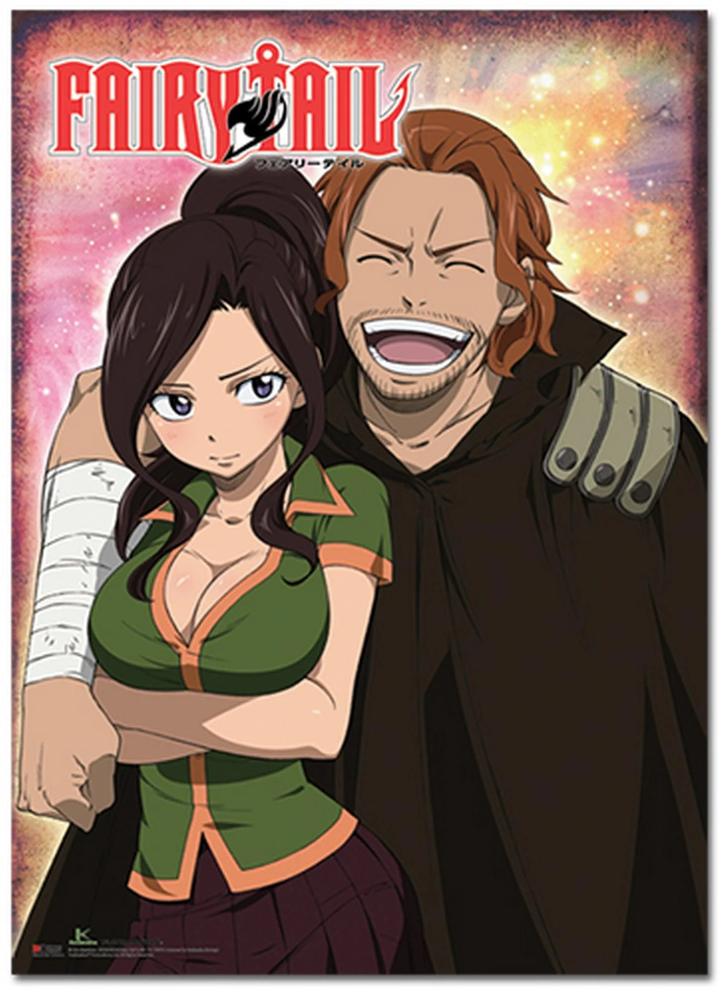 Fairy Tail - Cana And Gildarts Wall Scroll