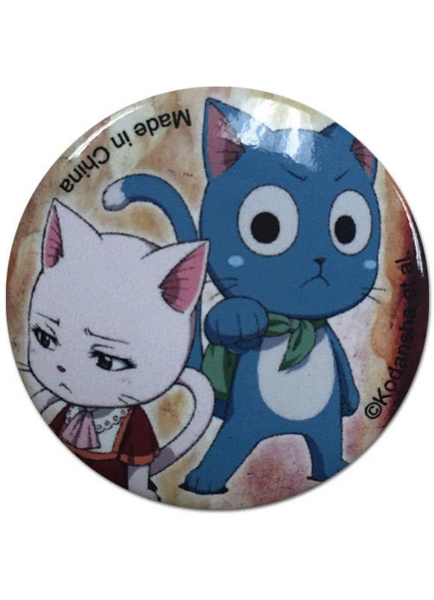 Fairy Tail - Carla And Happy Button
