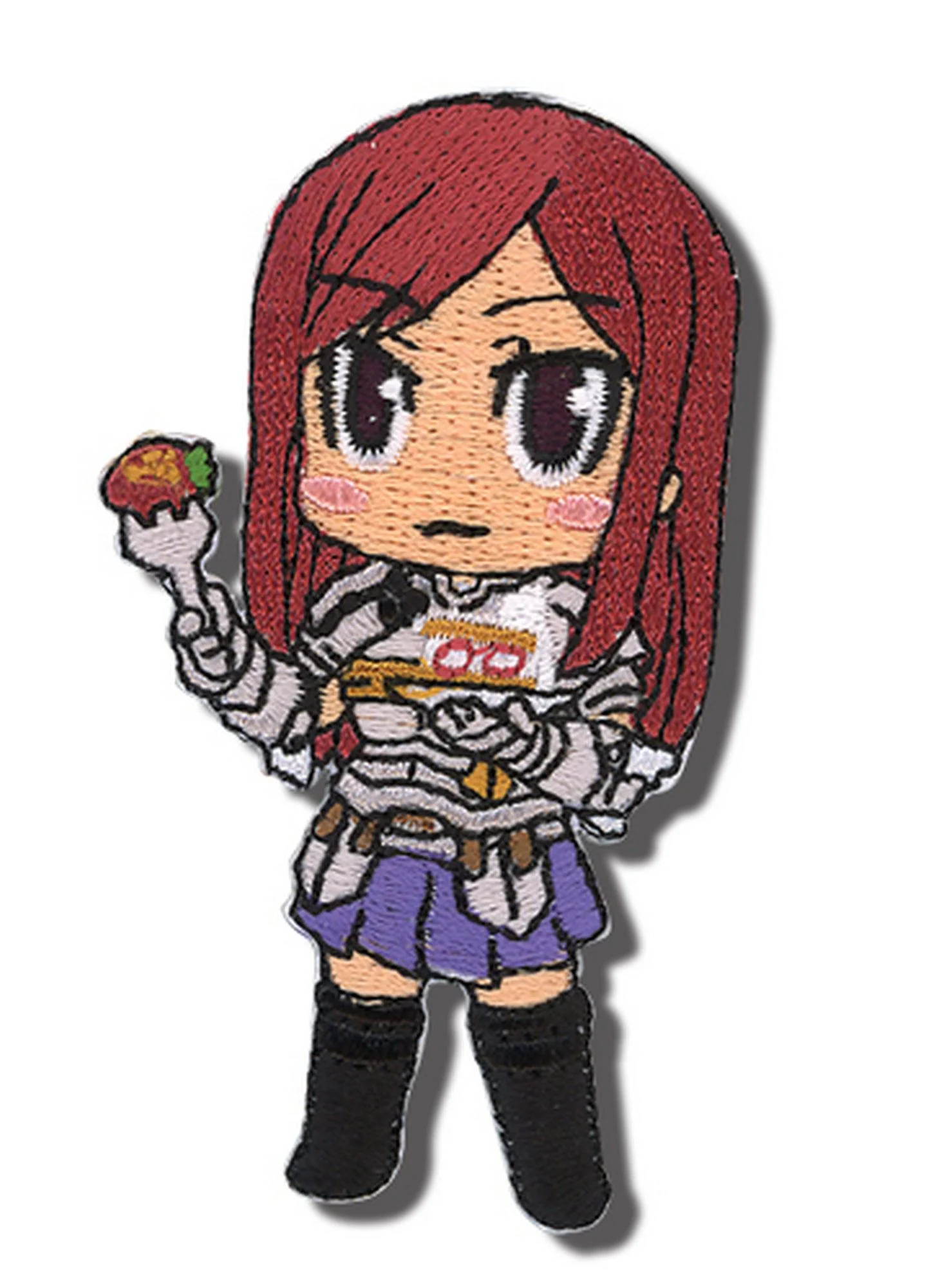 Fairy Tail - Erza Scarlet Eating Embroidered Patch