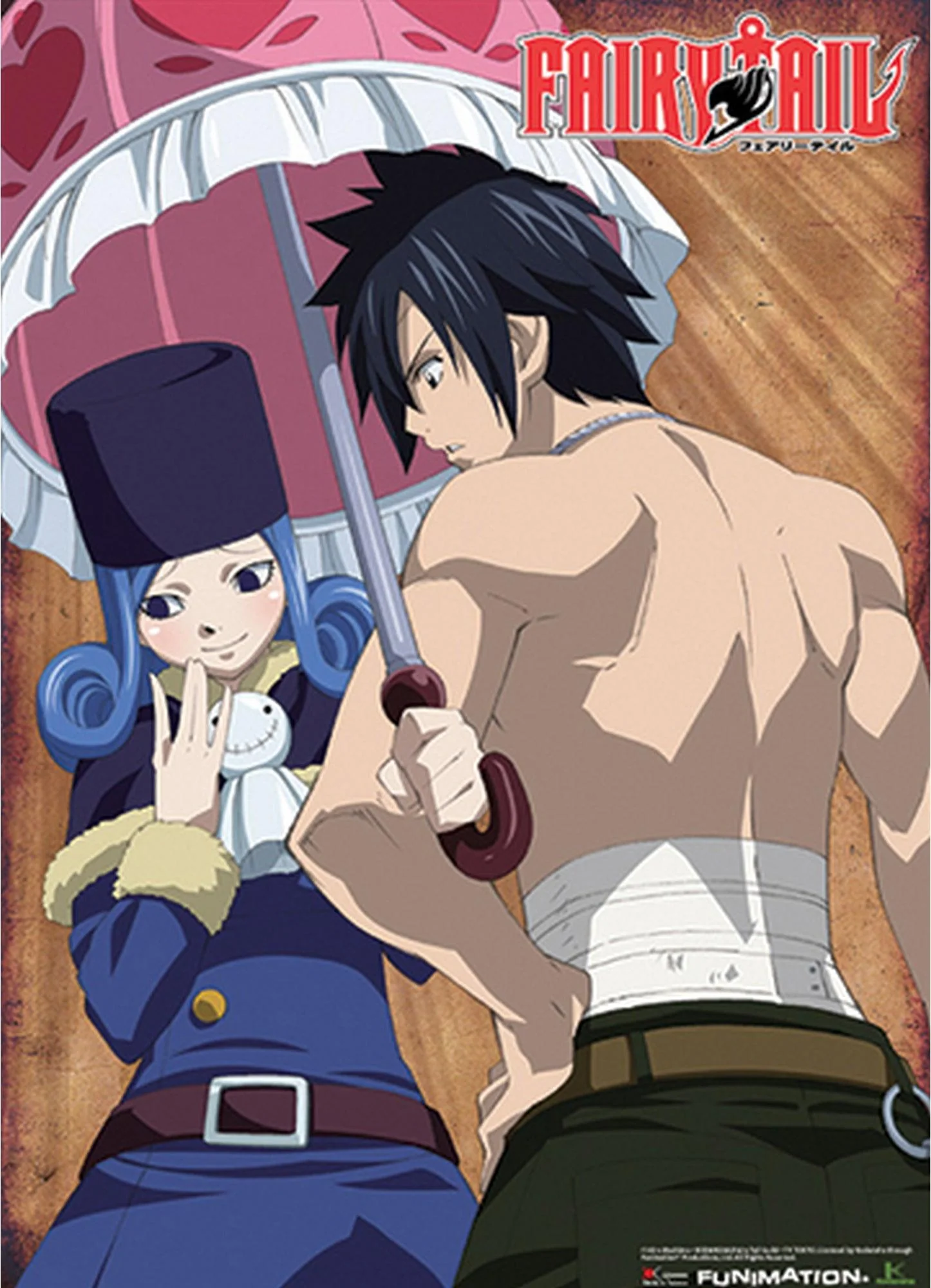 Fairy Tail - Gray Fullbuster & Juvia Lockser Wall Scroll