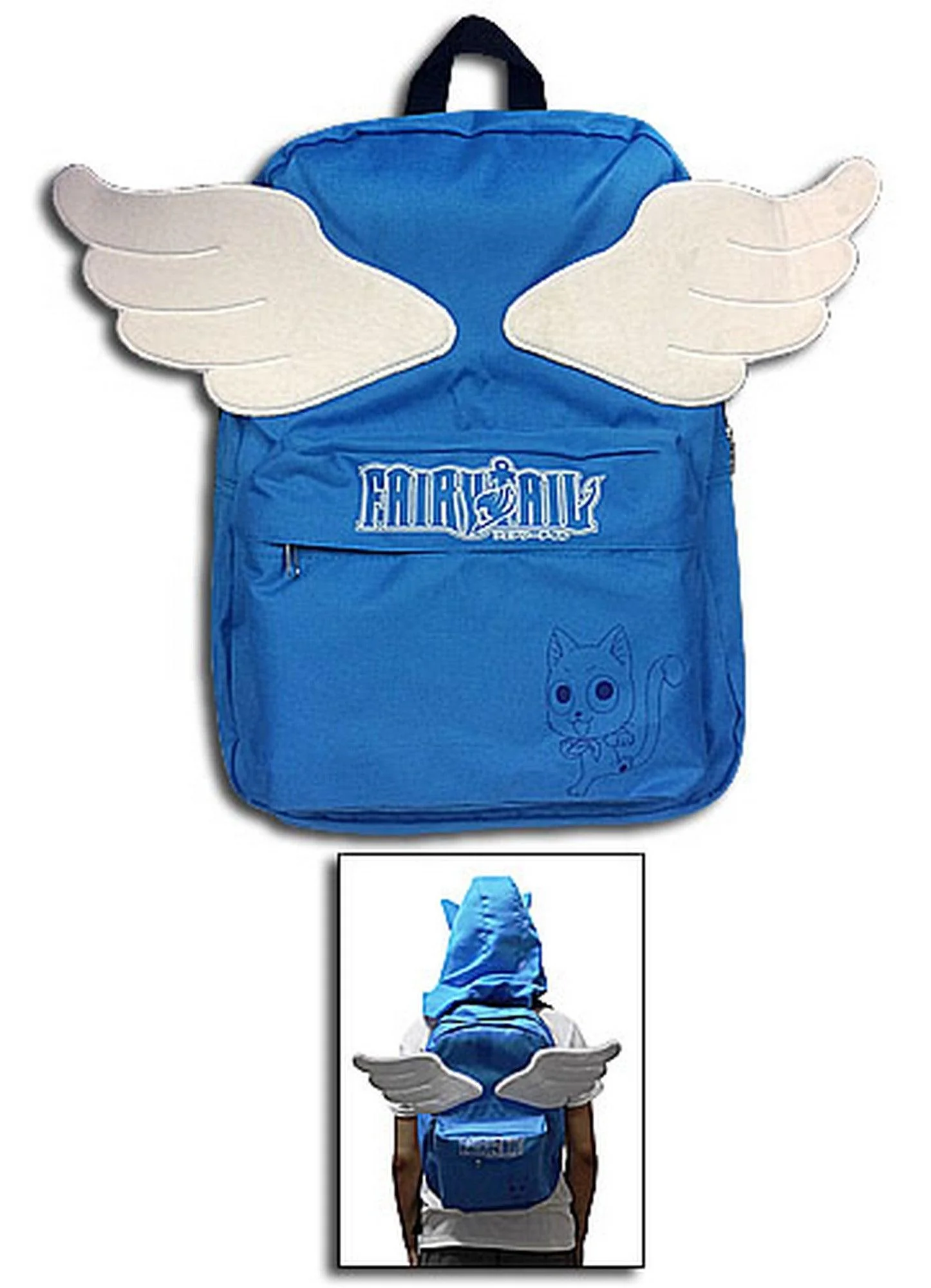 Fairy Tail - Happy Hooded Backpack