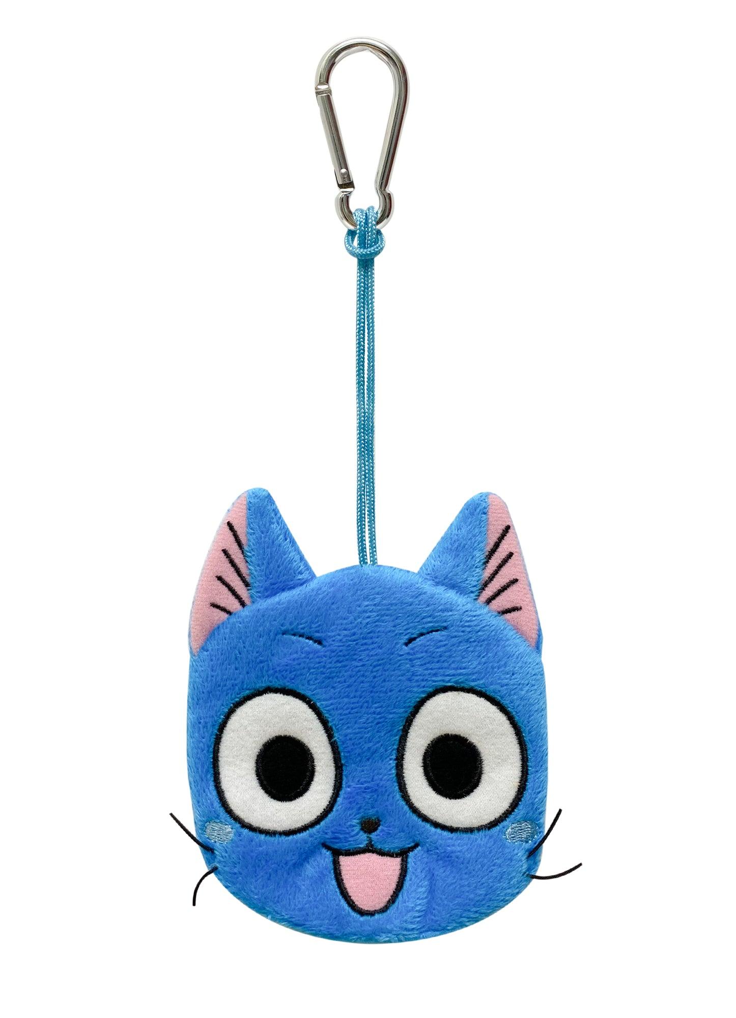 Fairy Tail - Happy Plush w/ Spring Clip 3.4"H