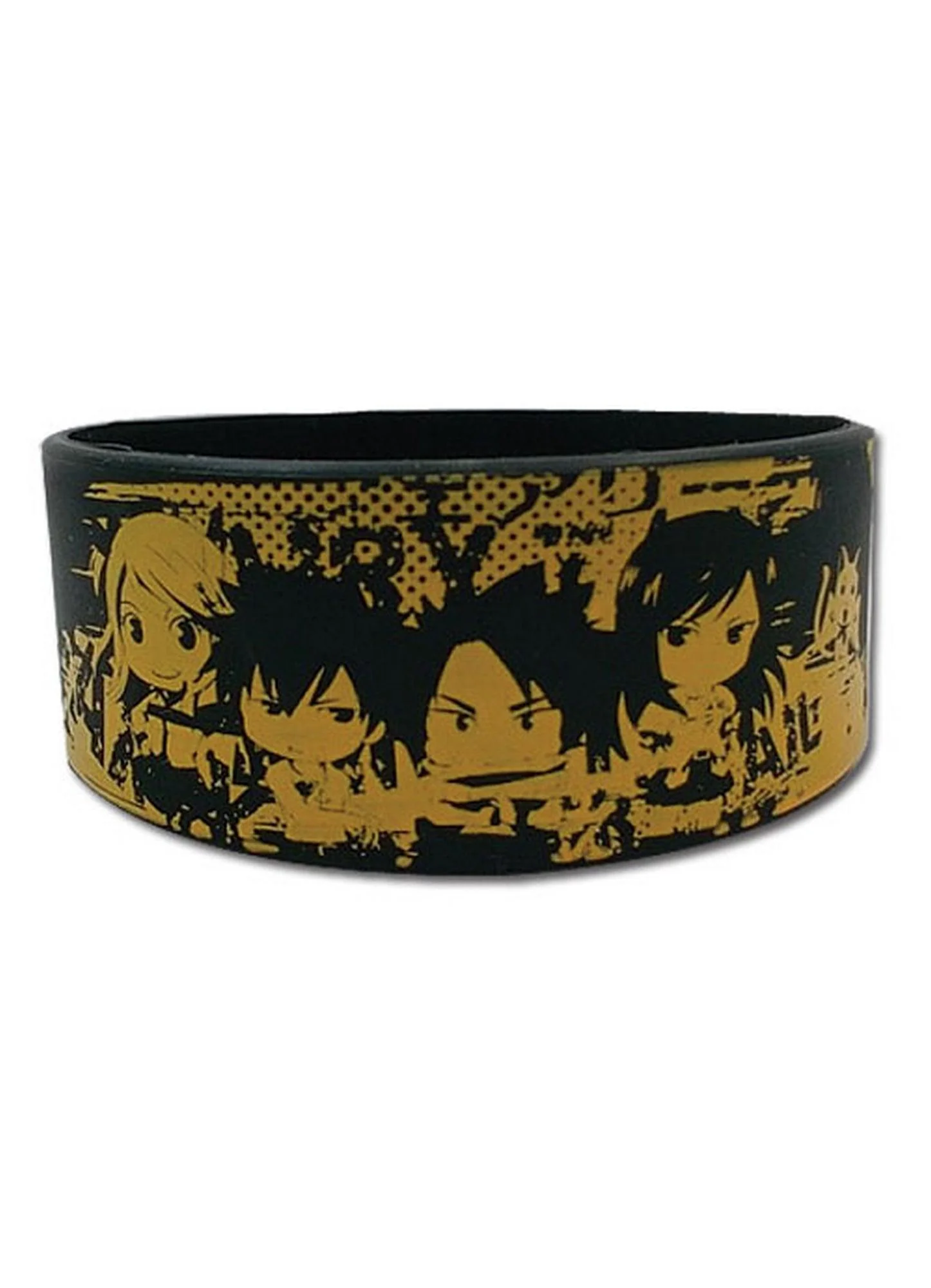 Fairy Tail - Icon Black PVC Wristband