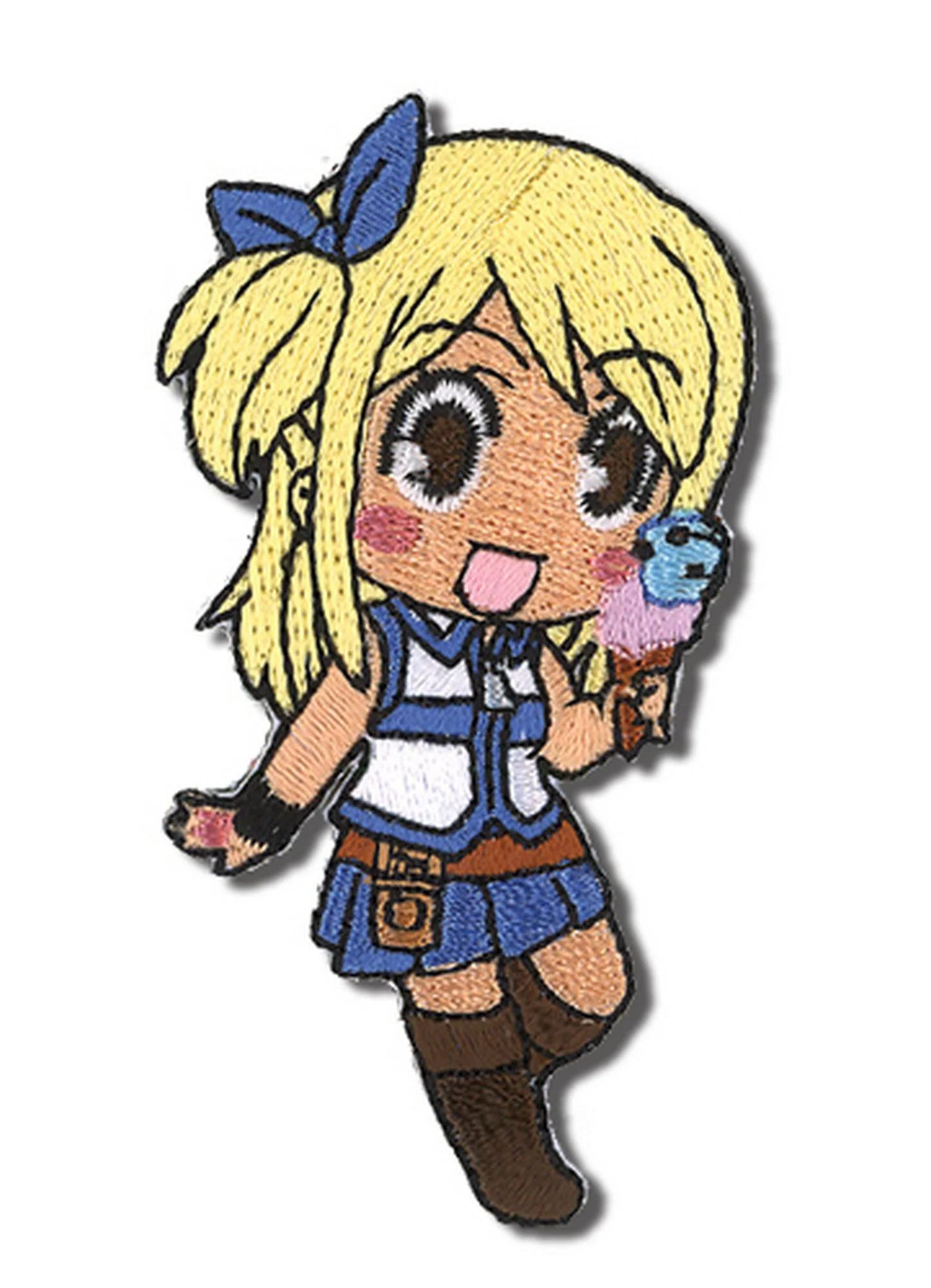 Fairy Tail - Lucy Heartfilia Eating Emgroidered Patch