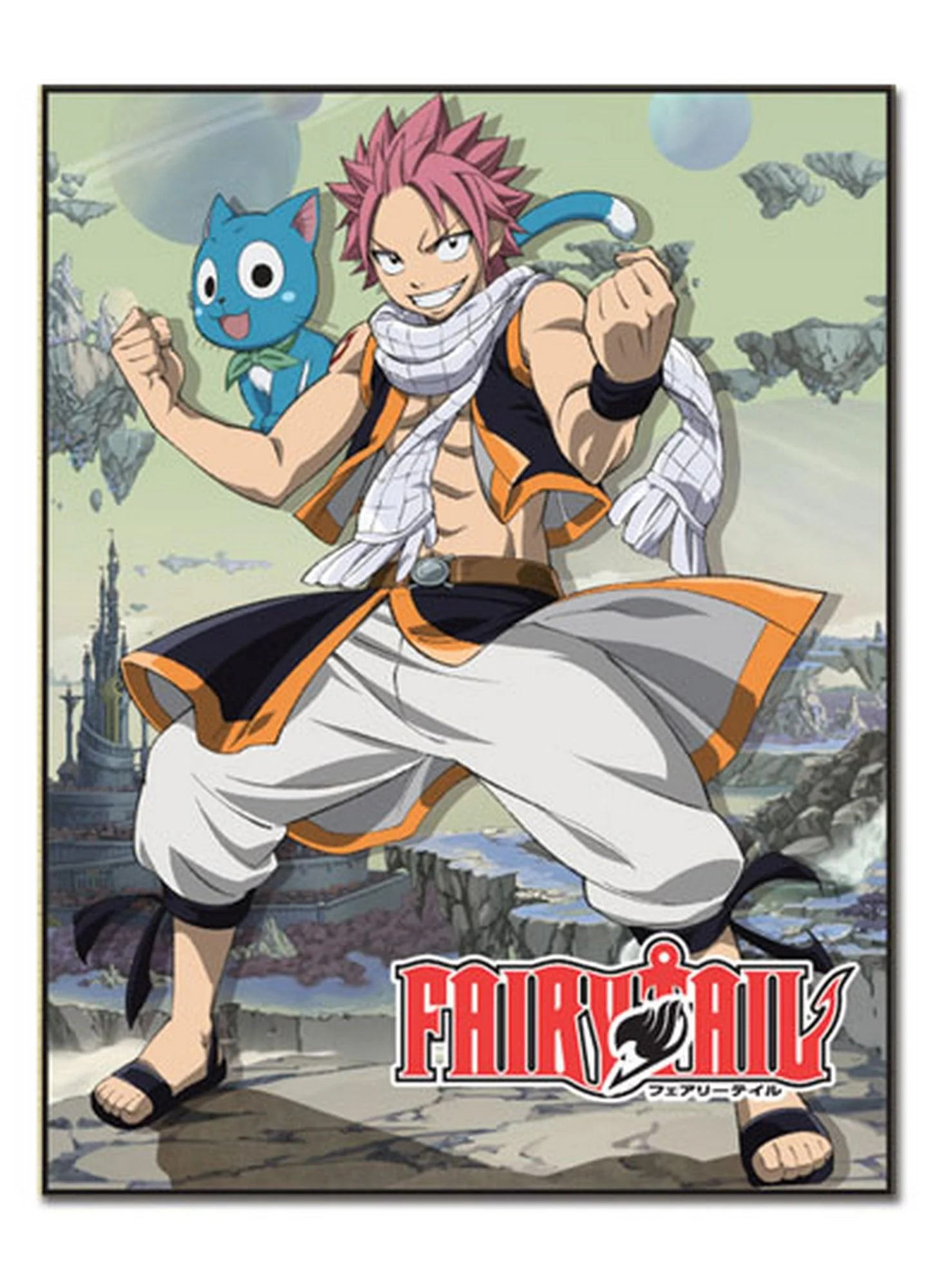 Fairy Tail - Natsu Dragneel & Happy Sublimation Throw Blanket