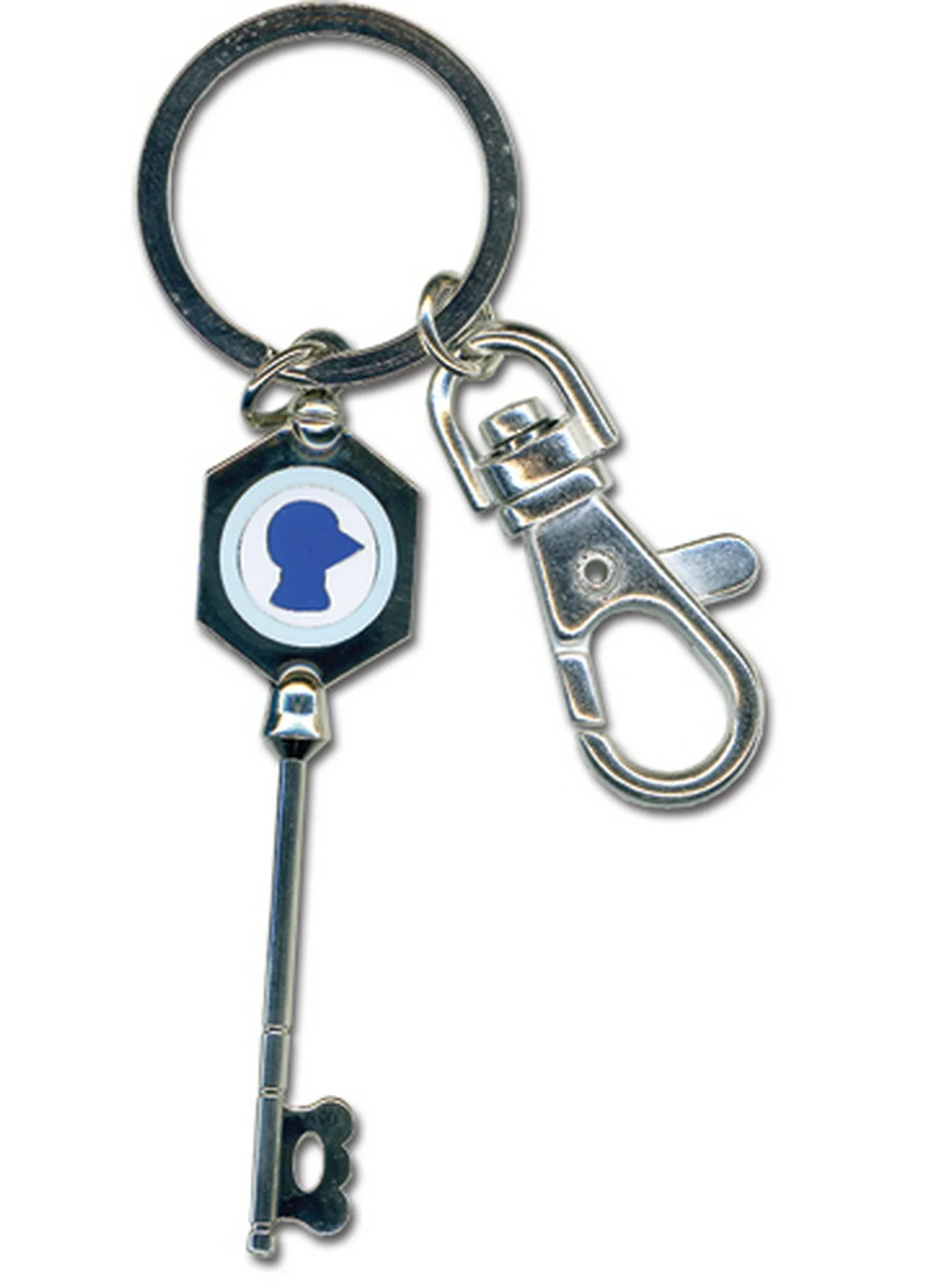 Fairy Tail - Plue Key Metal Keychain