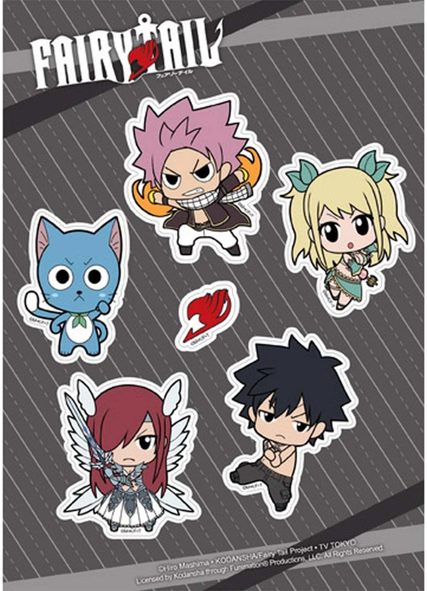 Fairy Tail S8 - SD Group Sticker Set 5*7"