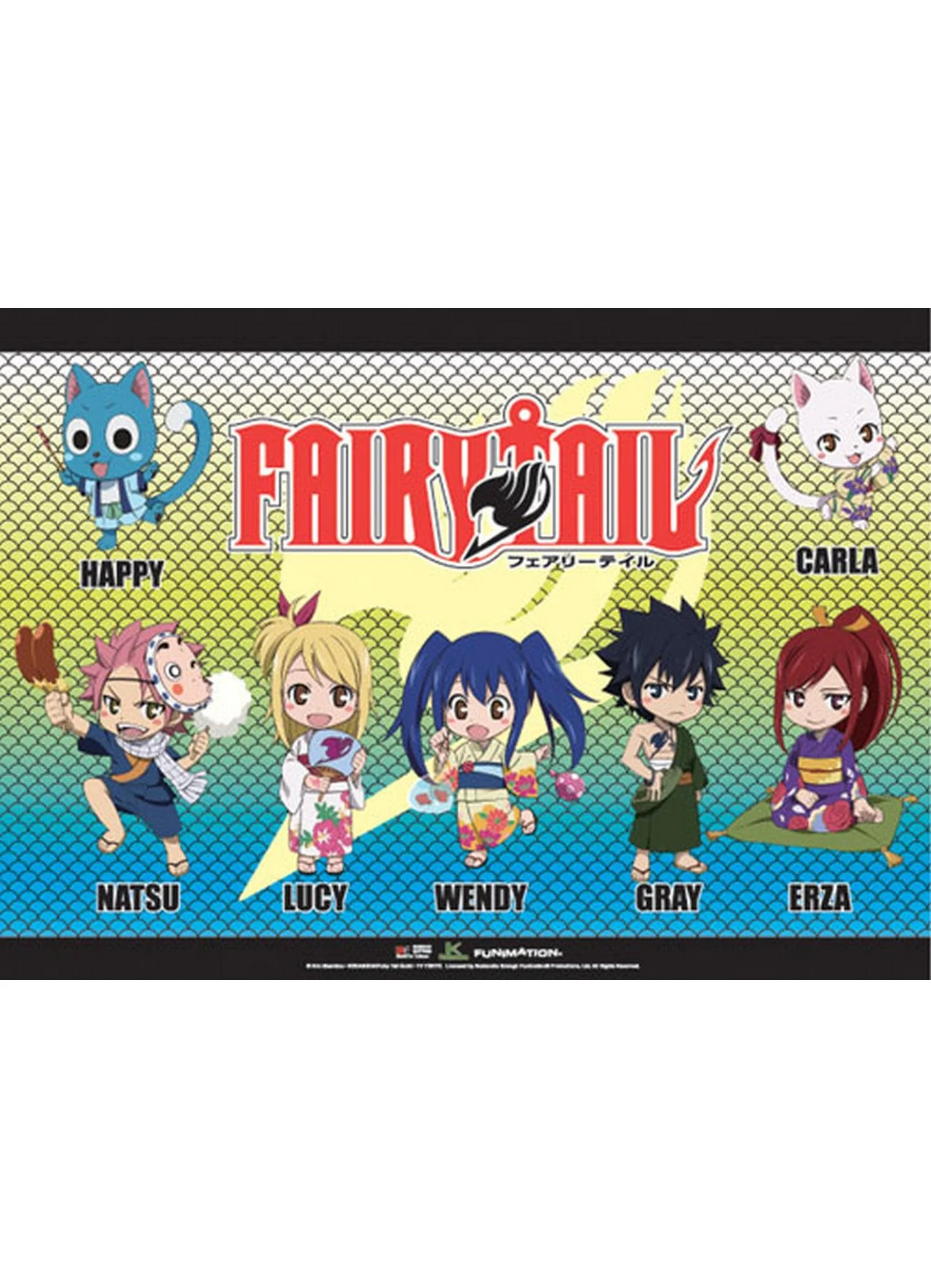 Fairy Tail - SD Group 3 Wall Scroll