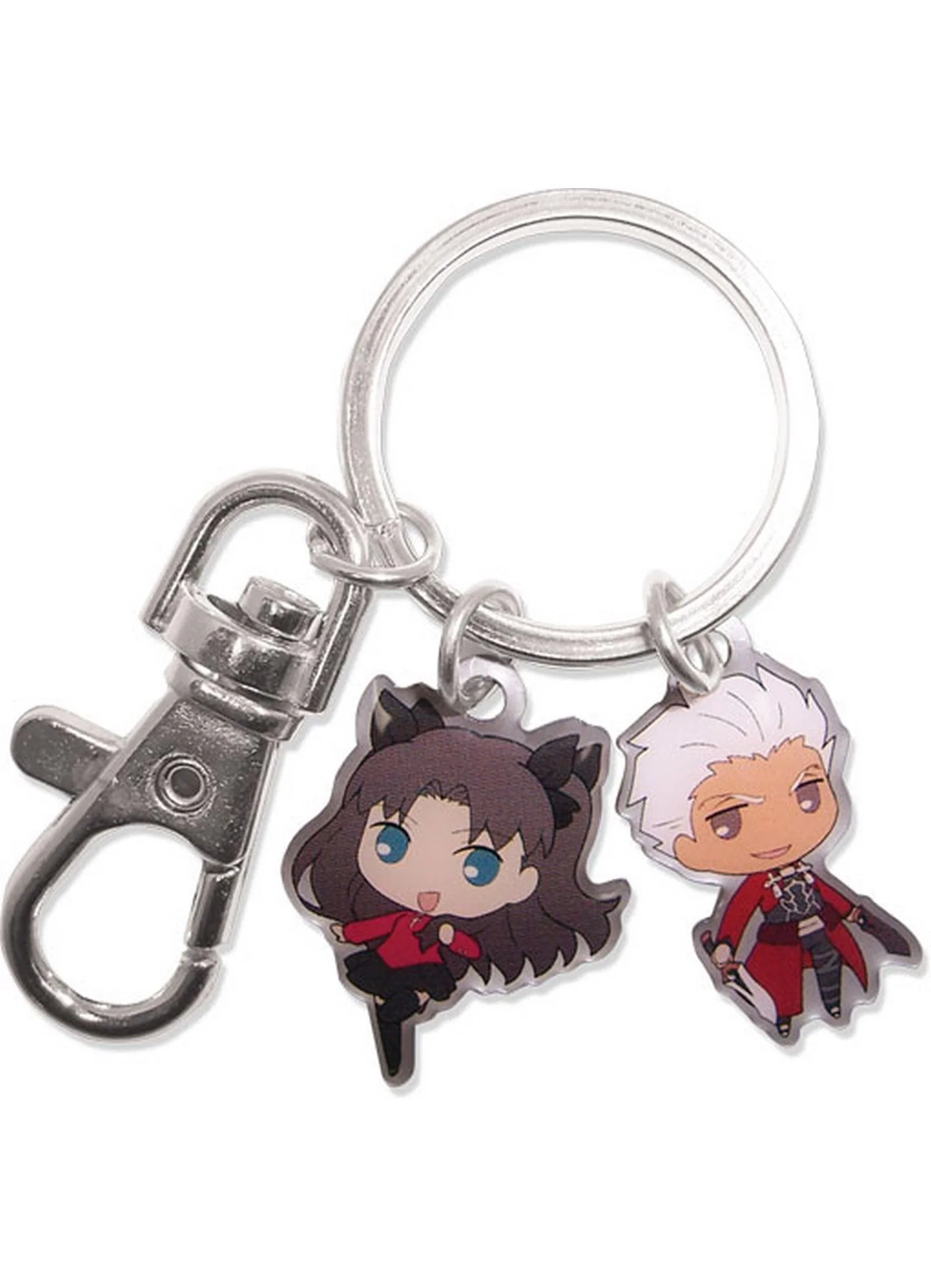Fate/stay night - Archer And Rin Tohsaka SD Metal Keychain