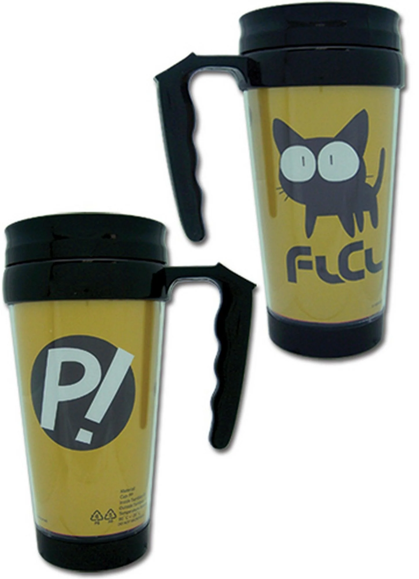 FLCL - Takkun Cat & P! Tumbler With Handle