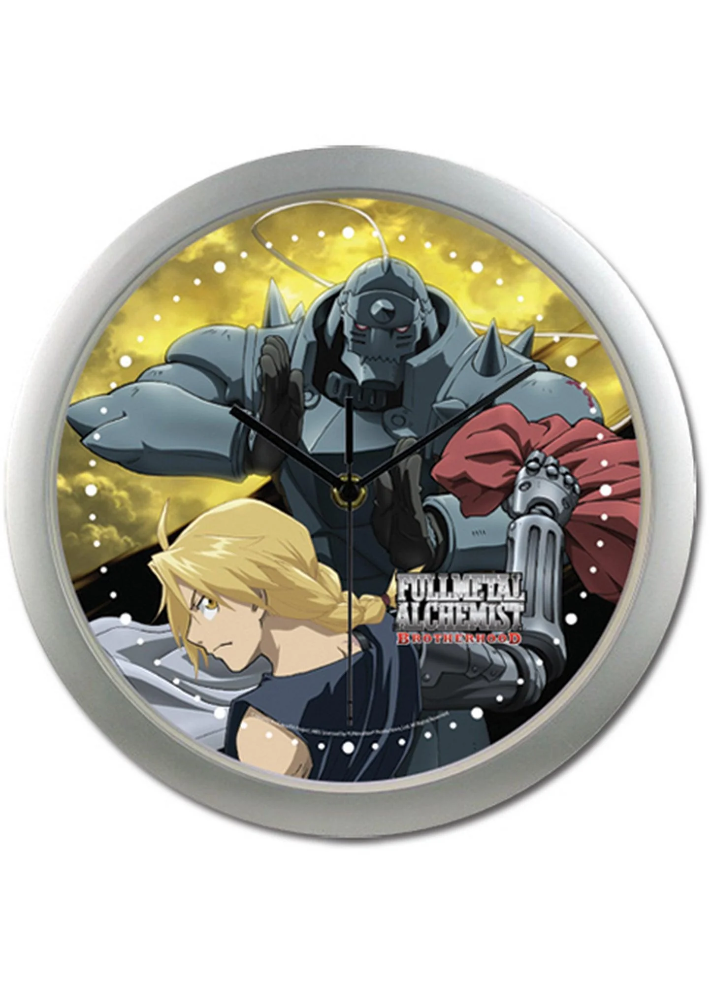 Fullmetal Alchemist: Brotherhood - Edward Elric "Ed" & Alphonse Elric "Al" Wall Clock