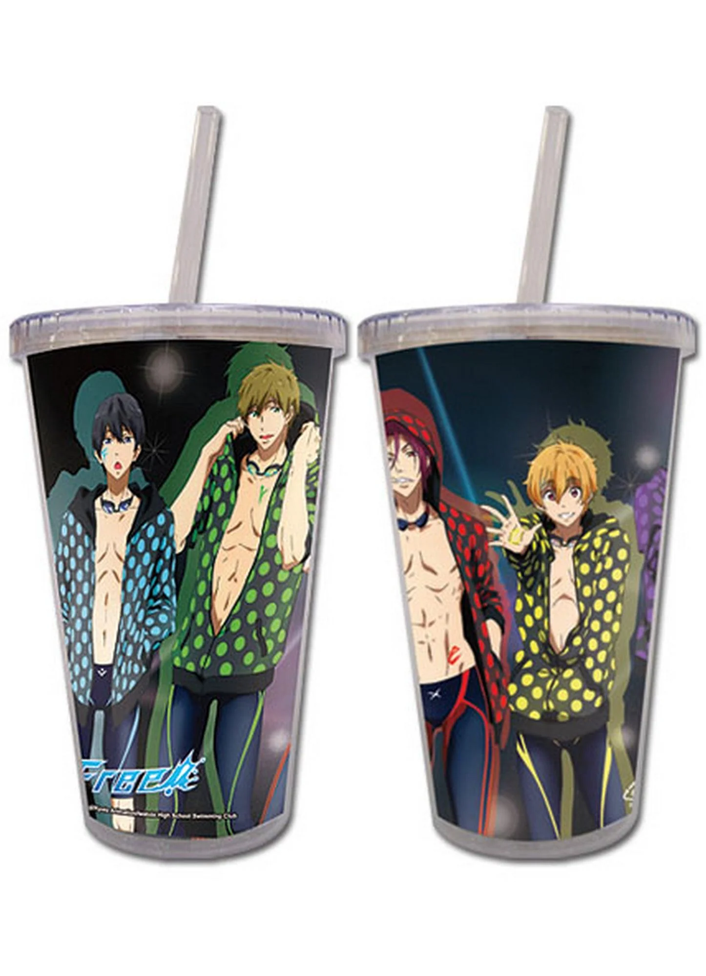 Free! - Group In Spotlight Tumbler With Straw