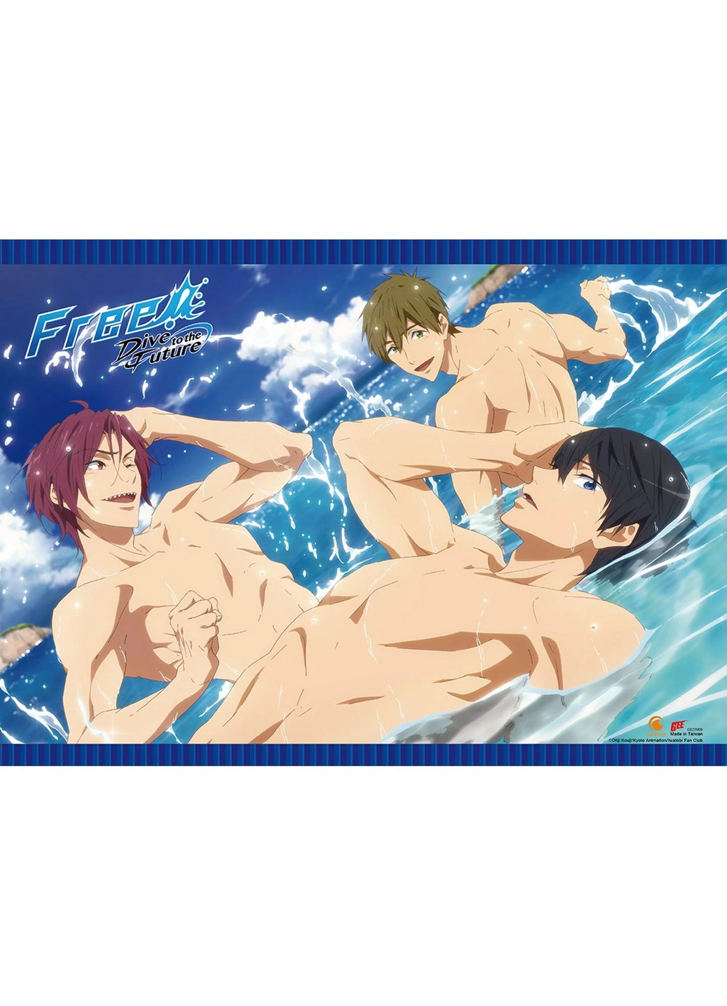 Free!: Dive to The Future - Group At The Seaside Wall Scroll