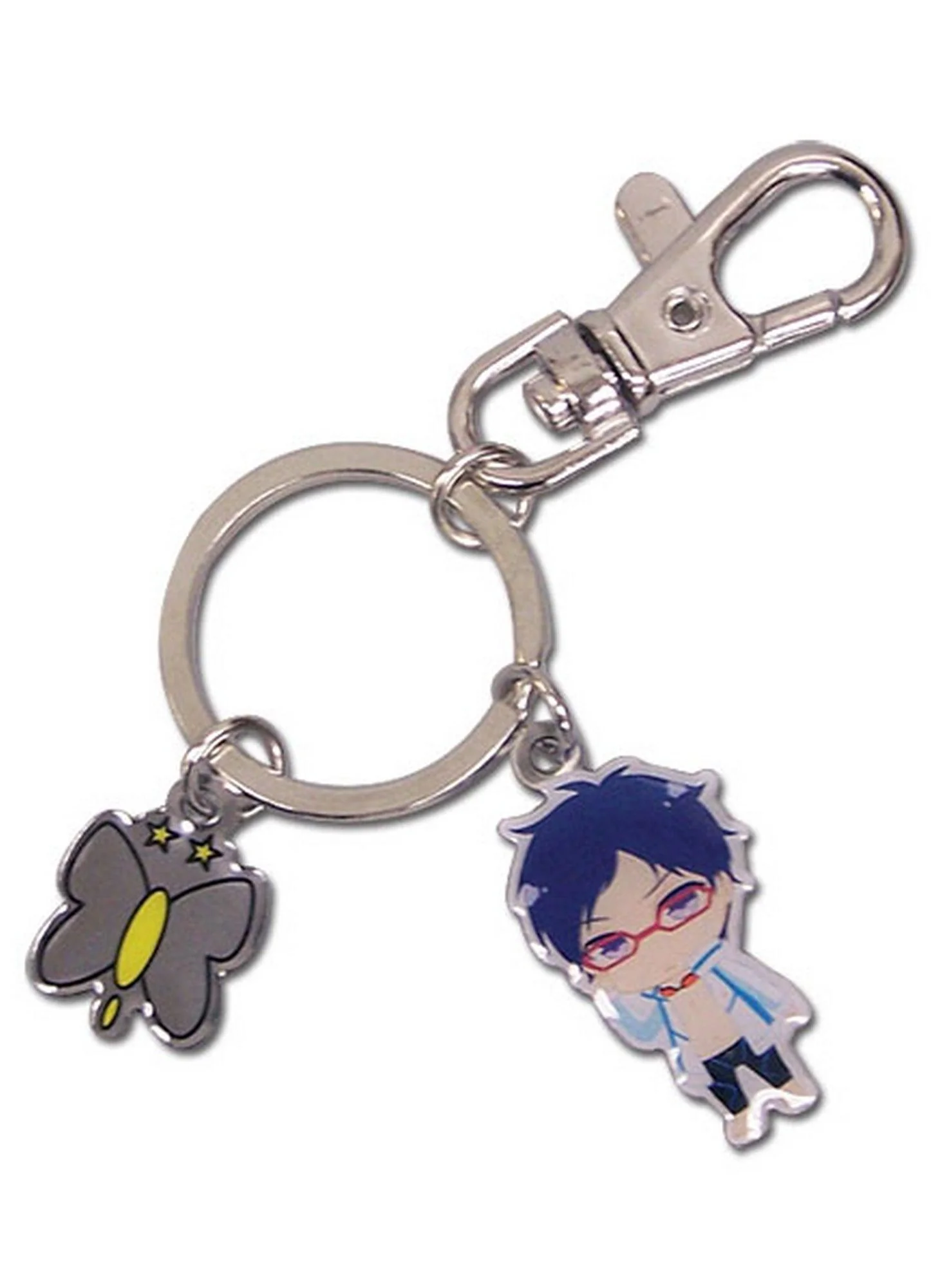 Free! - SD Rei Ryugazaki & Icon Metal Keychain