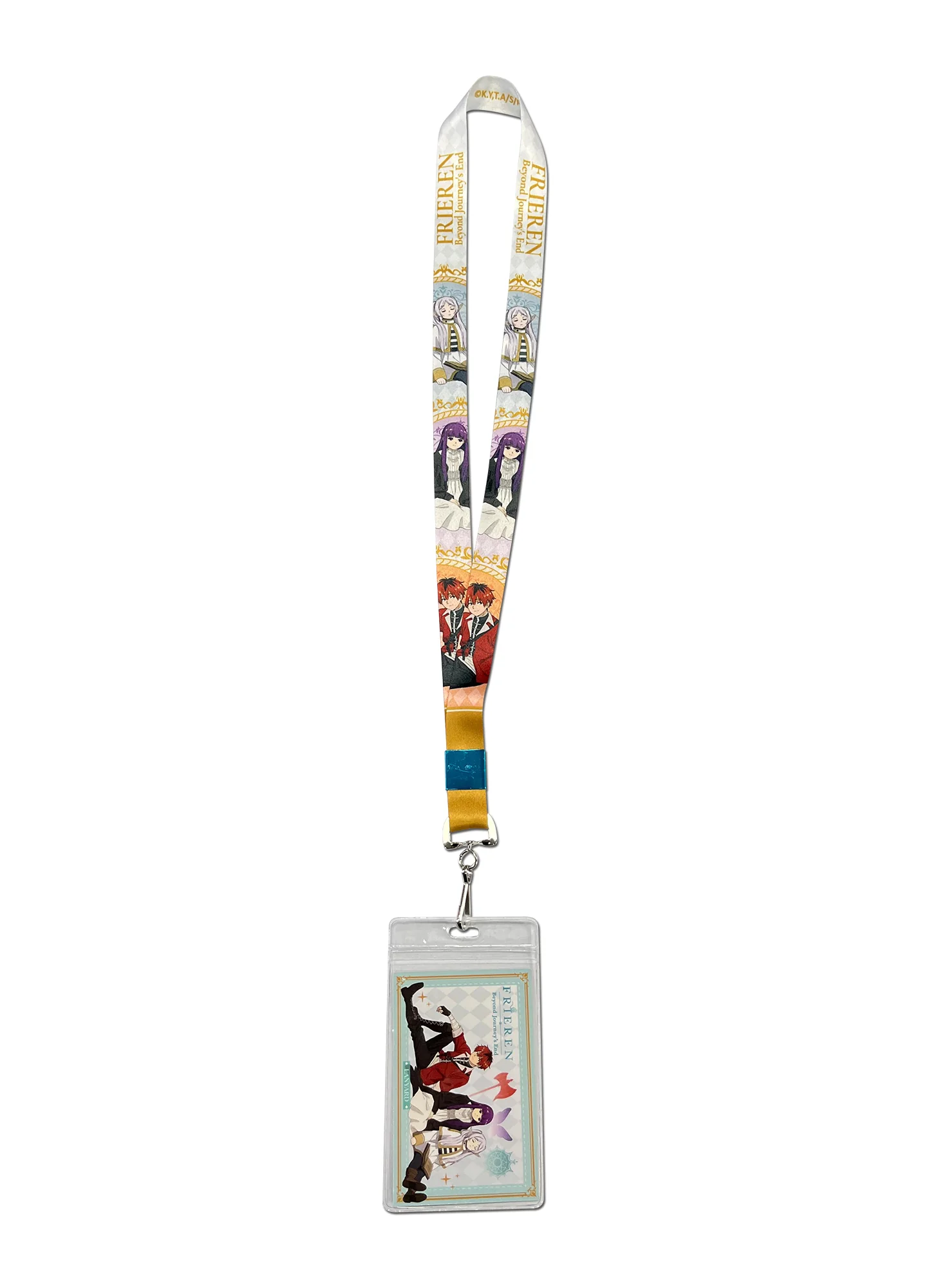 FRIEREN BEYOND JOURNEY'S END - THE PARTY OF THREE SIT TOGETHER ART LANYARD