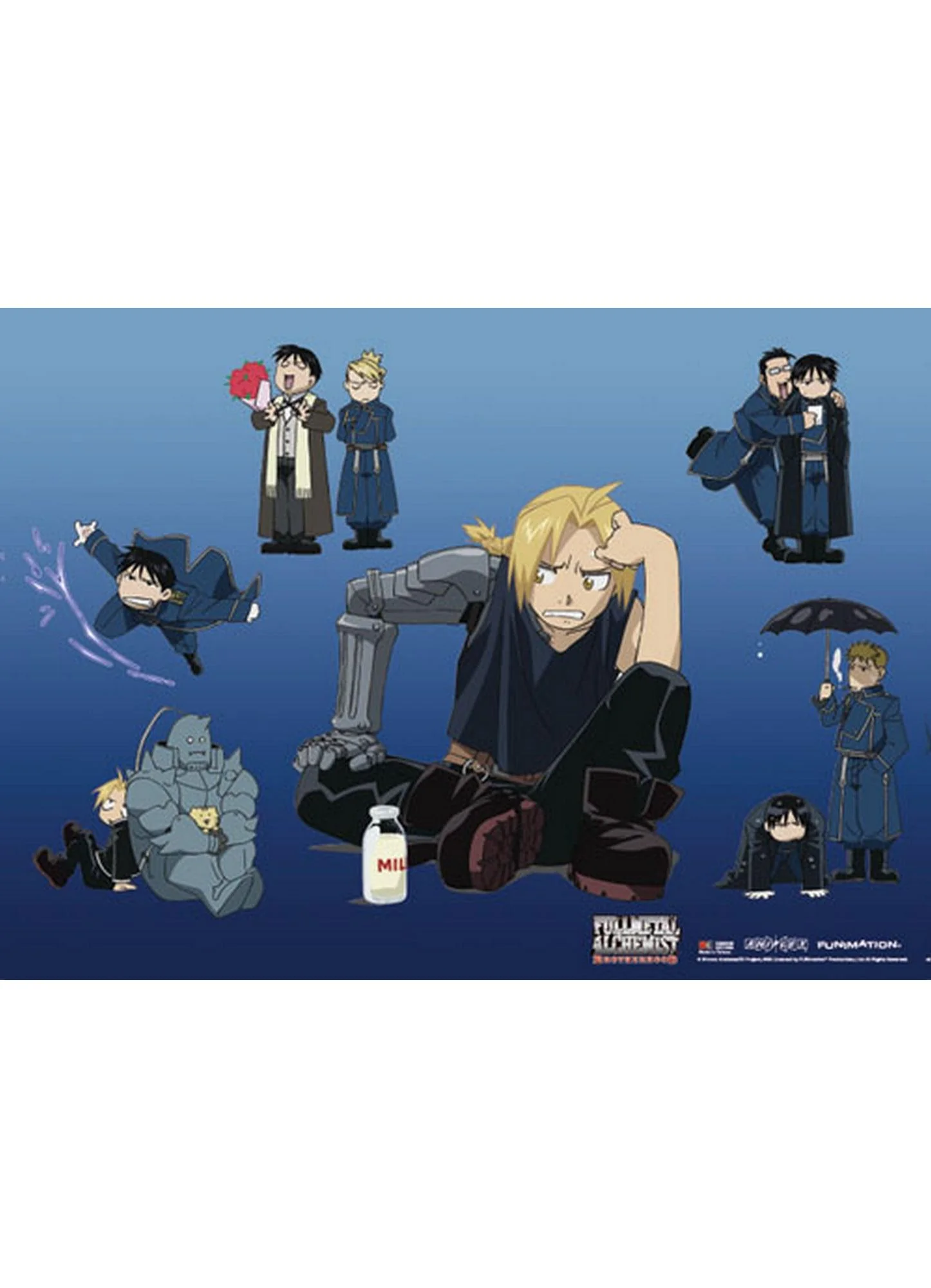 Full Metal Alchemist: Brotherhood - FMA Group 8 Wall Scroll