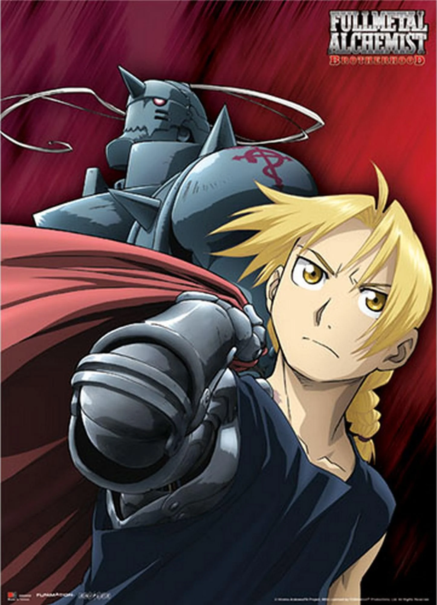 Full Metal Alchemist: Brotherhood - The Elric Brothers Wall Scroll