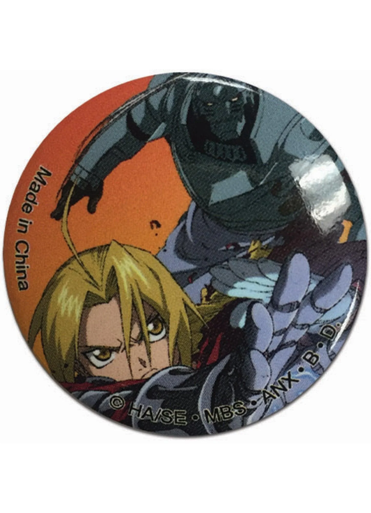Fullmetal Alchemist - Edward Elric "Ed" And Alphonse Elric "Al" Sunset Button