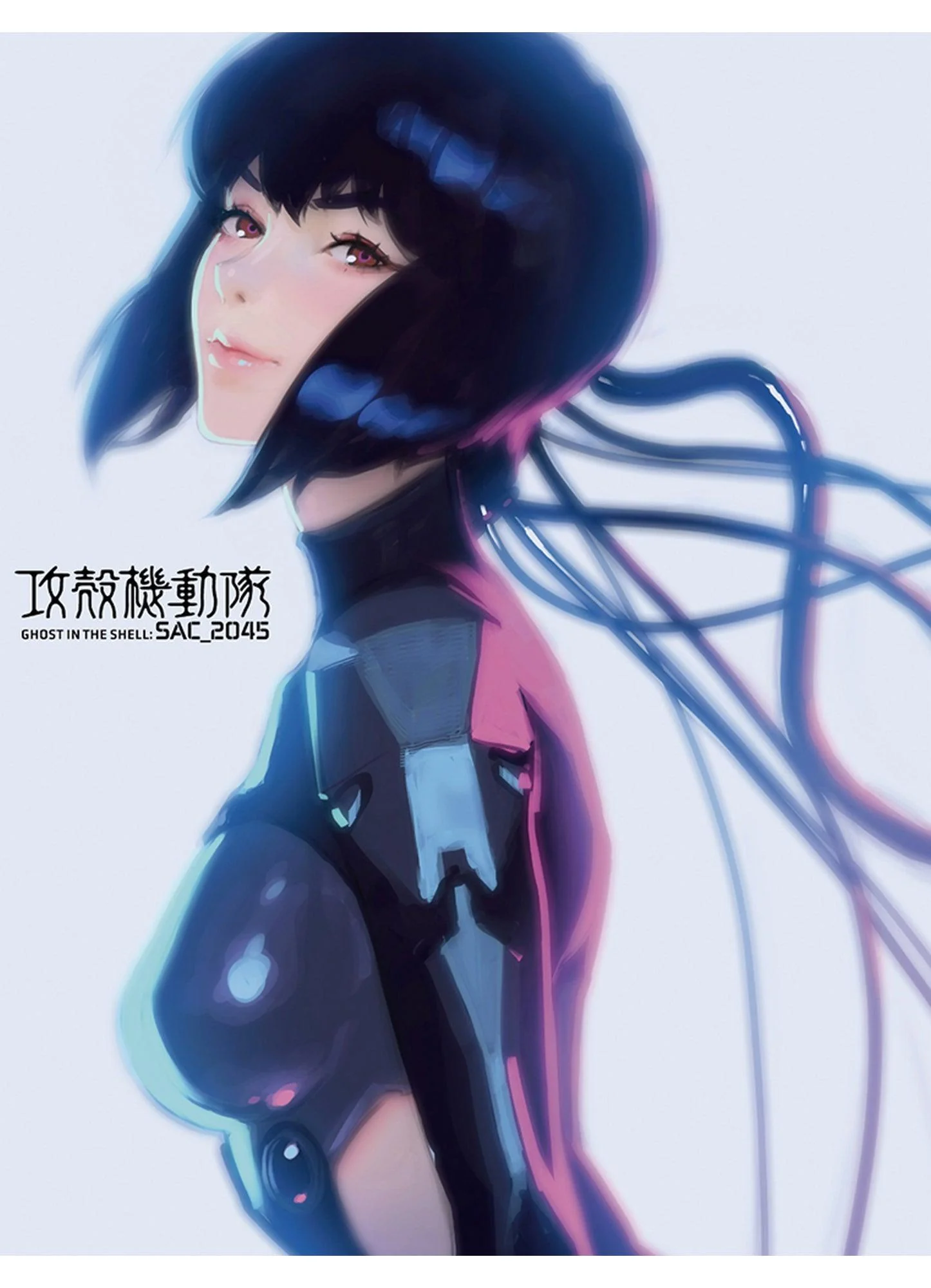 Ghost in The Shell S.A.C. - 2045 - Motoko Kusanagi Sublimation Throw Blanket
