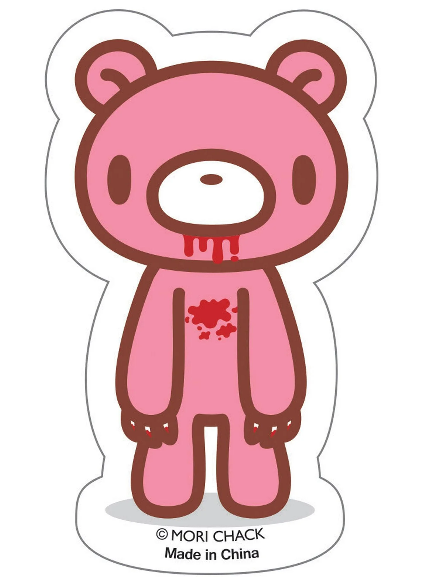 Gloomy Bear And Gloomy - Gloomy Bear Die-Cut Sticker