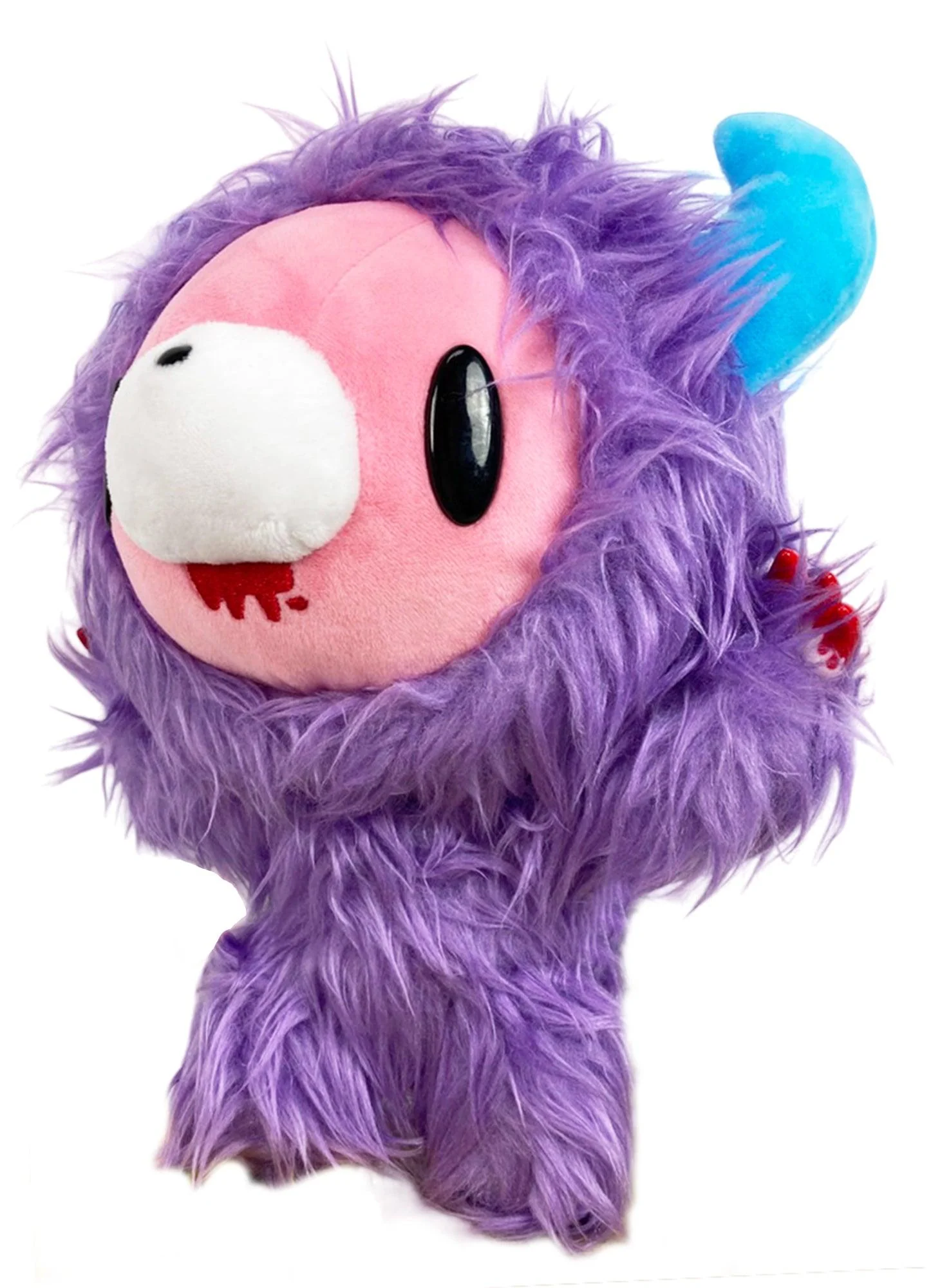 GLOOMY BEAR - GLOOMY BEAR LONG FUR PURPLE MONSTER PLUSH 8"H - Image 2