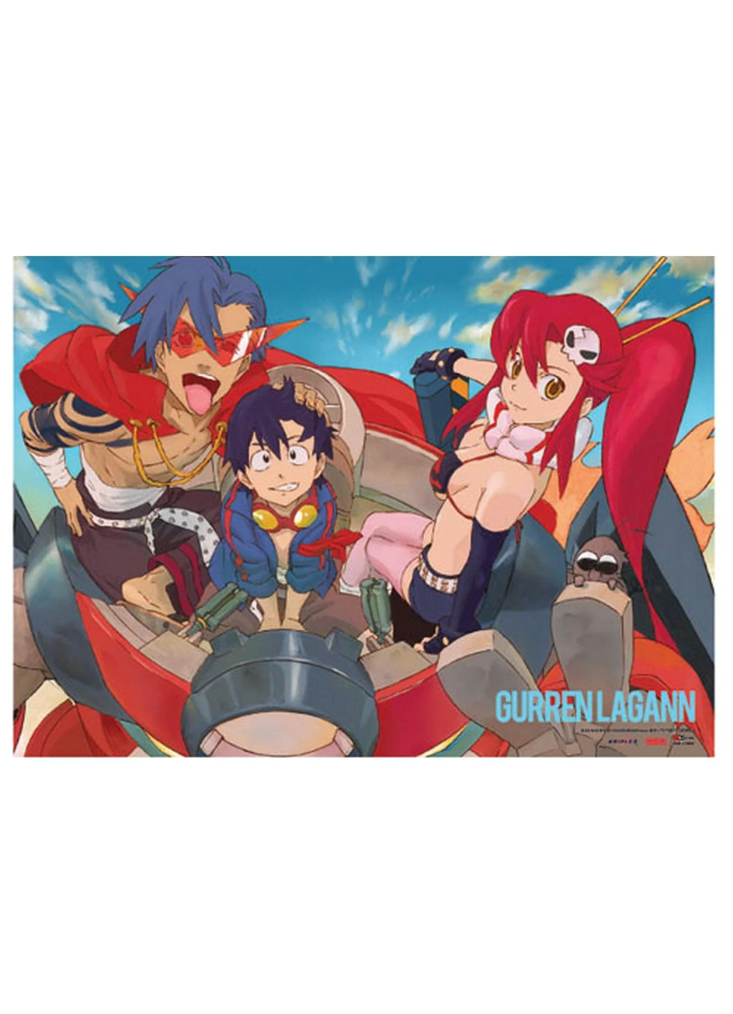 Gurren Lagann - Simon & Champion Wall Scroll