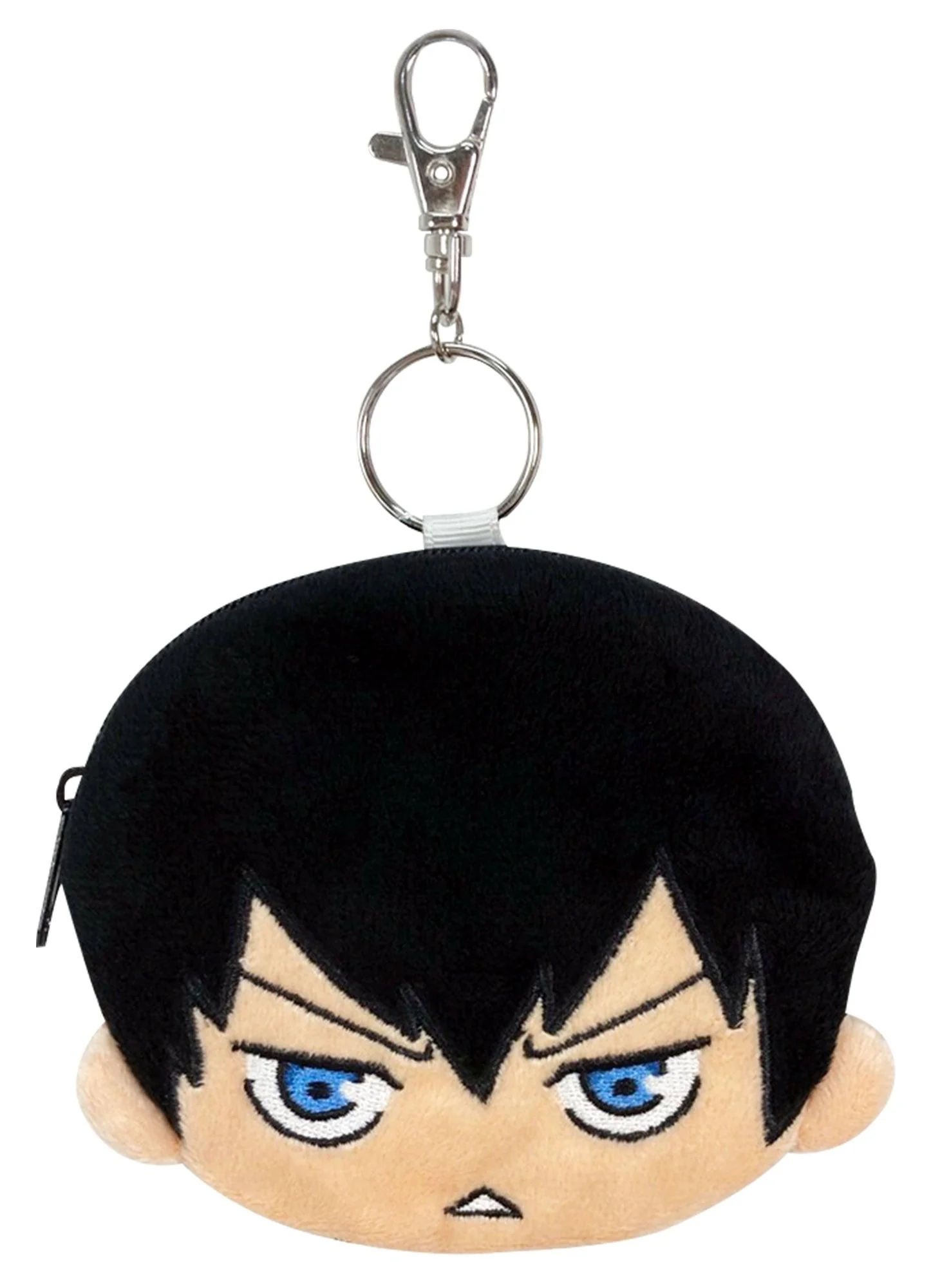 Haikyu!! - Tobio Kageyama Face Plush Coin Purse 4"H