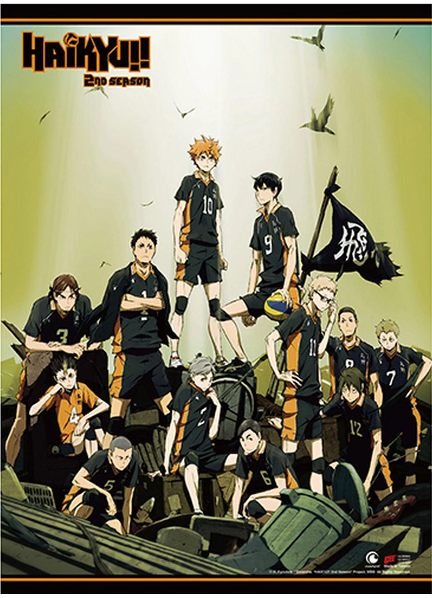 Haikyu!! S2 - Key Art Wall Scroll