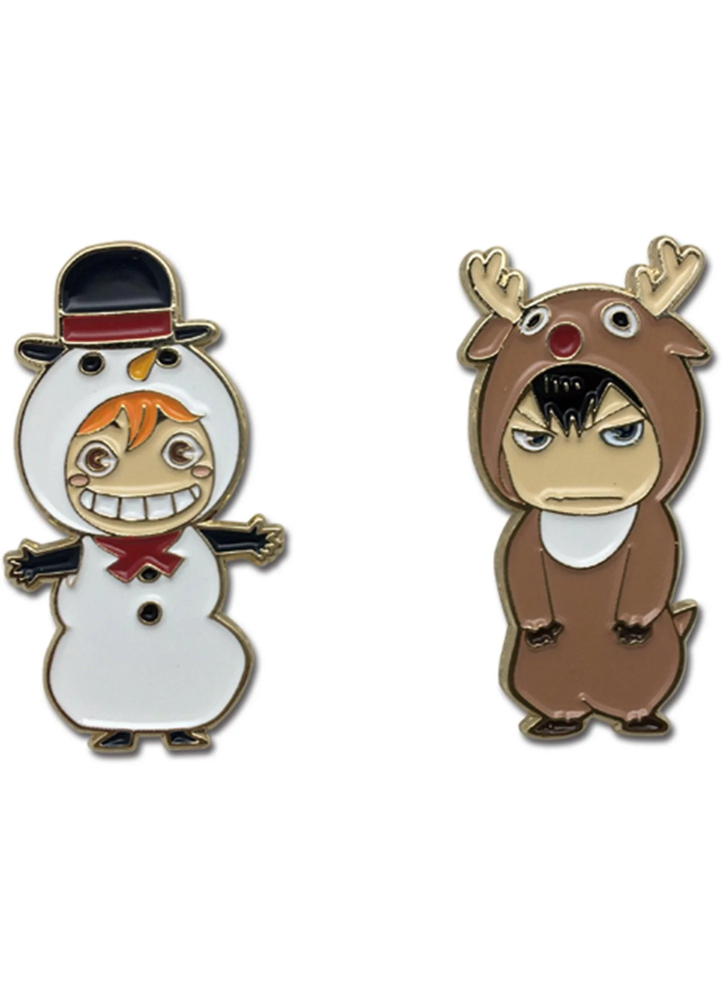 Haikyu!! S3 - Shoyo Hinata & Tobio Kageyama Christmas Ver. Pins
