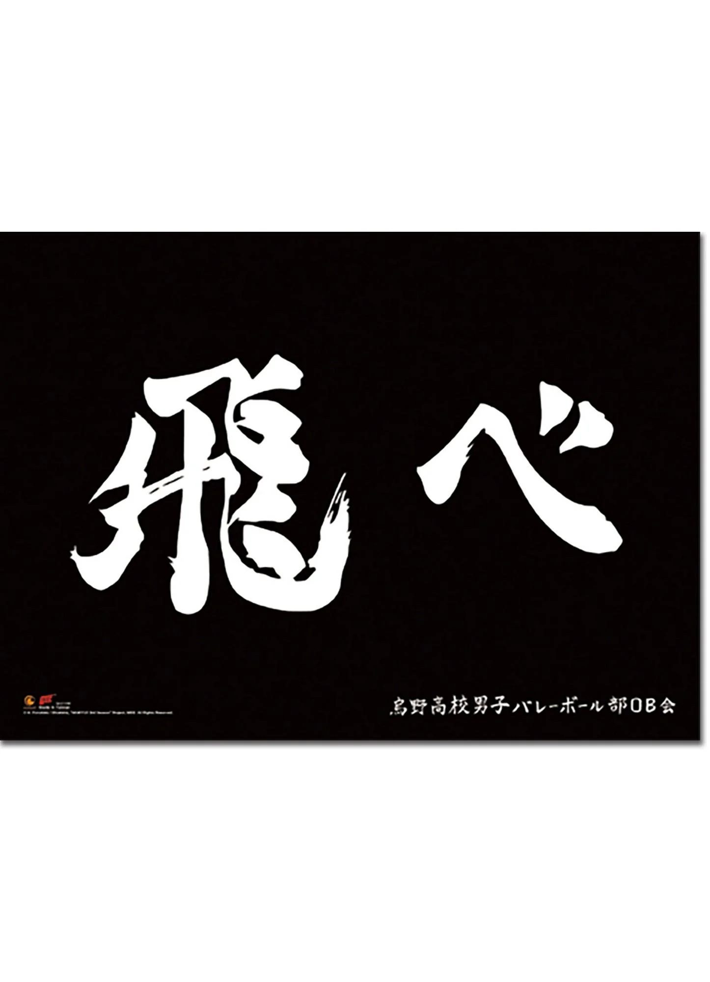 Haikyu!! S3 - Karasuno High Cheer Flag Wall Scroll
