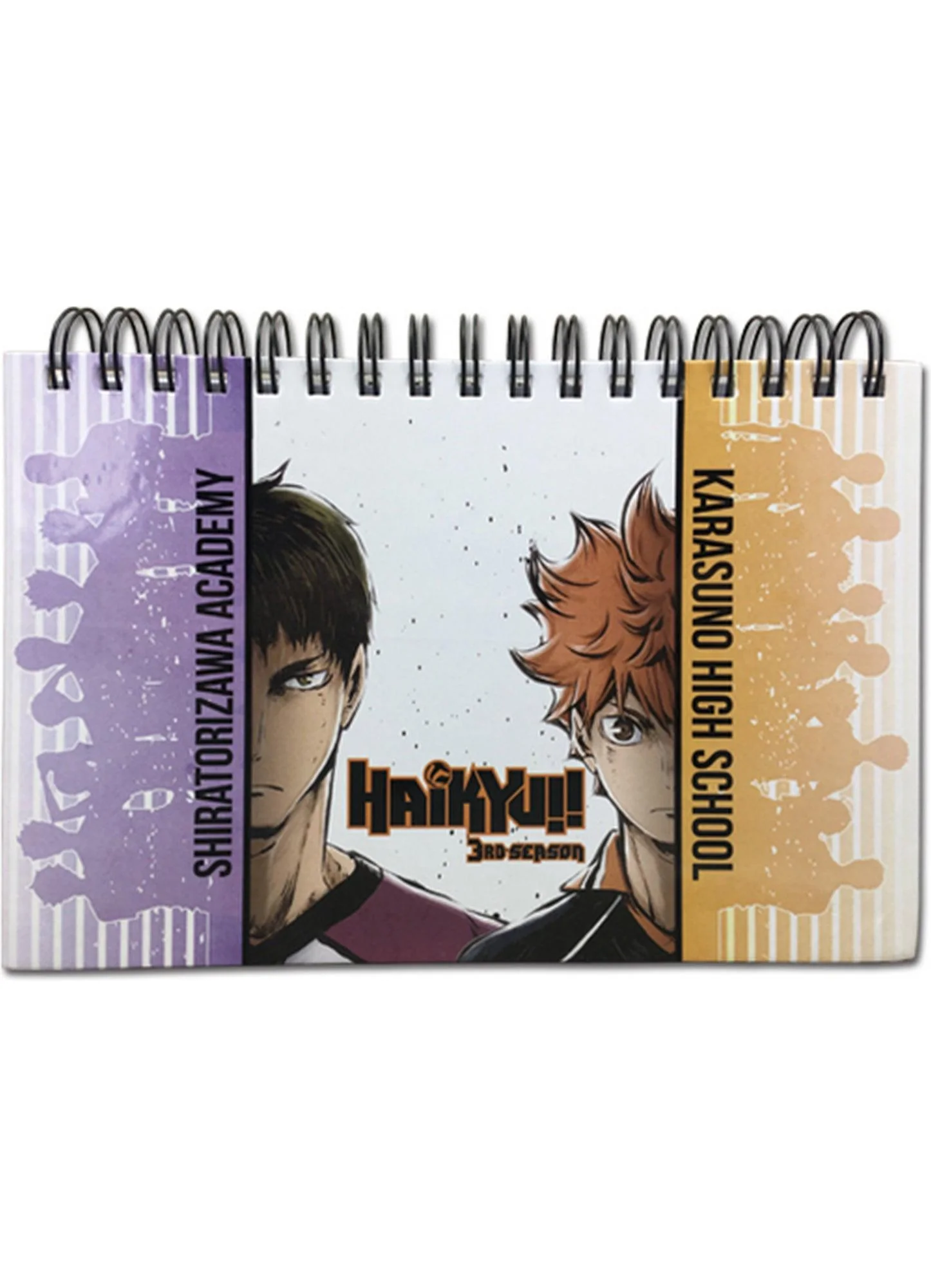 Haikyu!! S3 - Wakatoshi Ushijima Vs Shoyo Hinata Hardcover Notebook