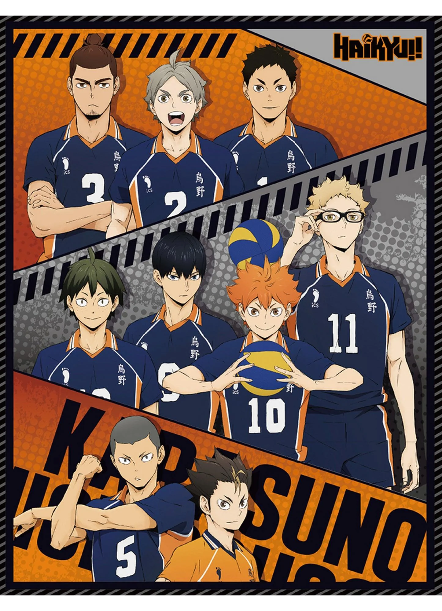 Haikyu!! S4 - Group Sublimation Throw Blanket