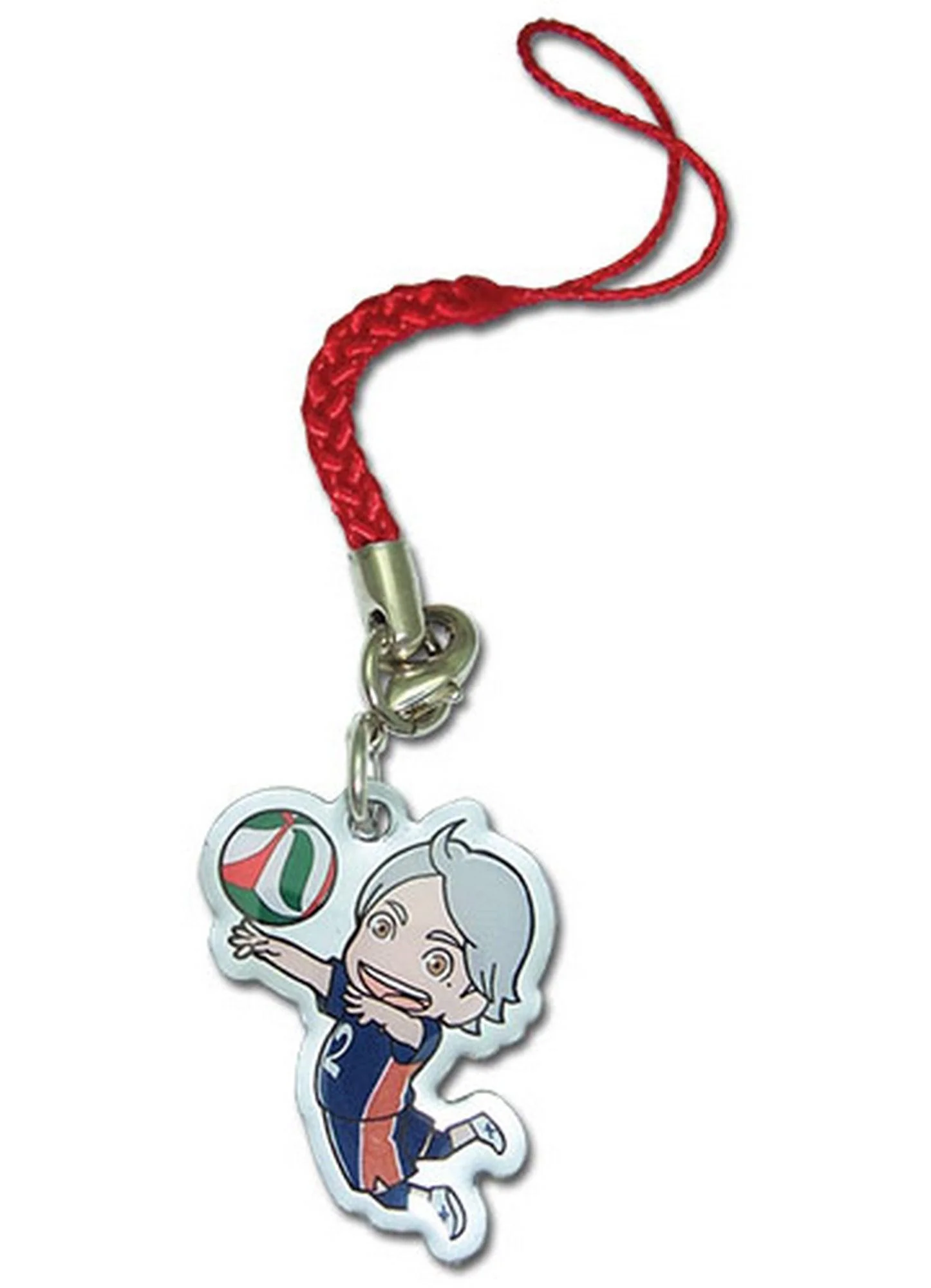 Haikyu!! - Koshi Sugawara Metal Cell Phone Charm