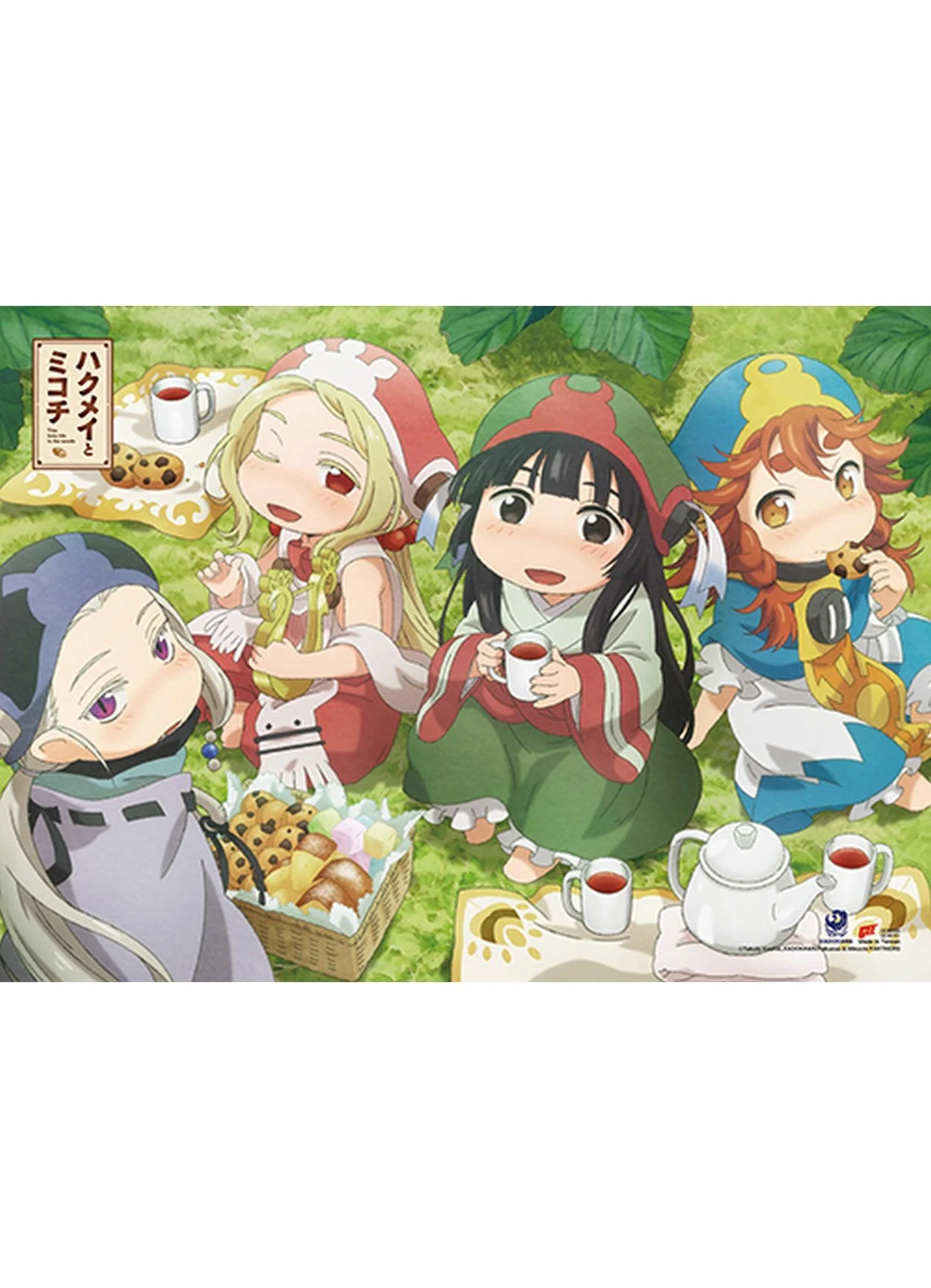 Hakumei And Mikochi - Picnic Together Wall Scroll