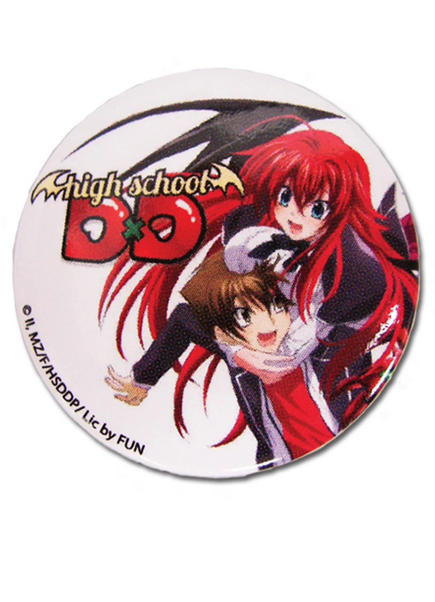 High School DxD - Issei Hyoudou & Rias Gremory Button 1.25"