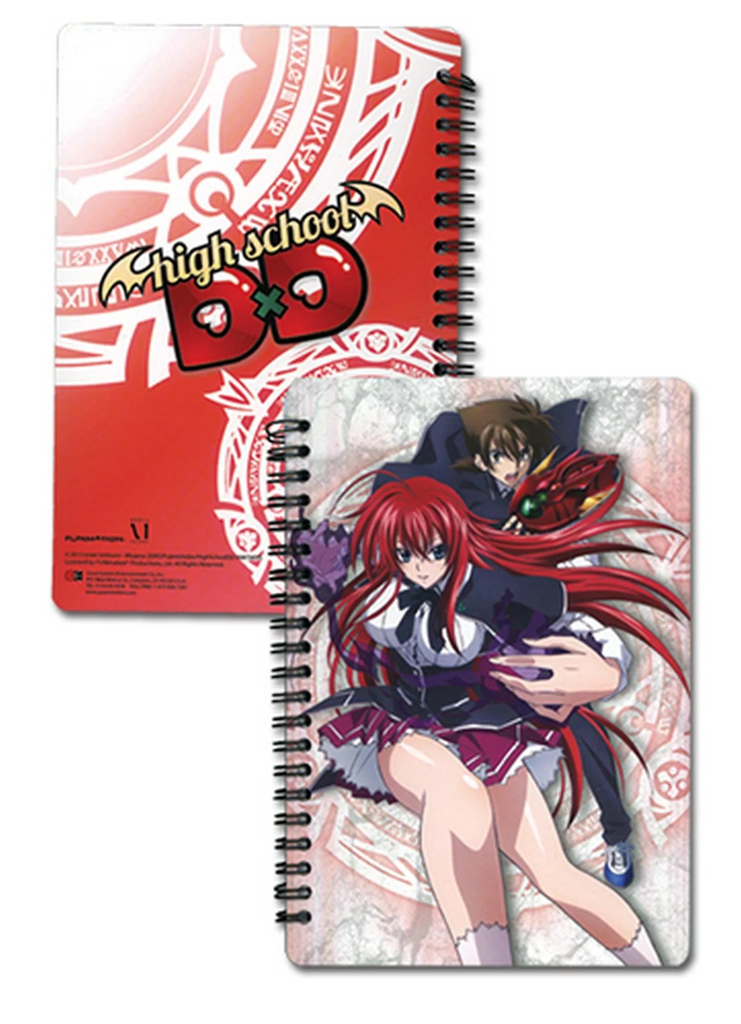 High School DxD - Issei Hyoudou & Rias Gremory Spiral Notebook