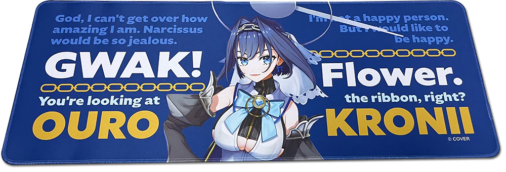 HOLOLIVE - OURO KRONII QUOTES MOUSE PAD
