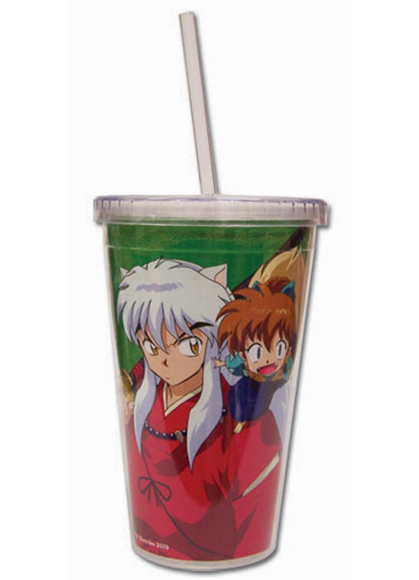 Inuyasha - Inuyasha & Shippo Tumbler With Strw Lid