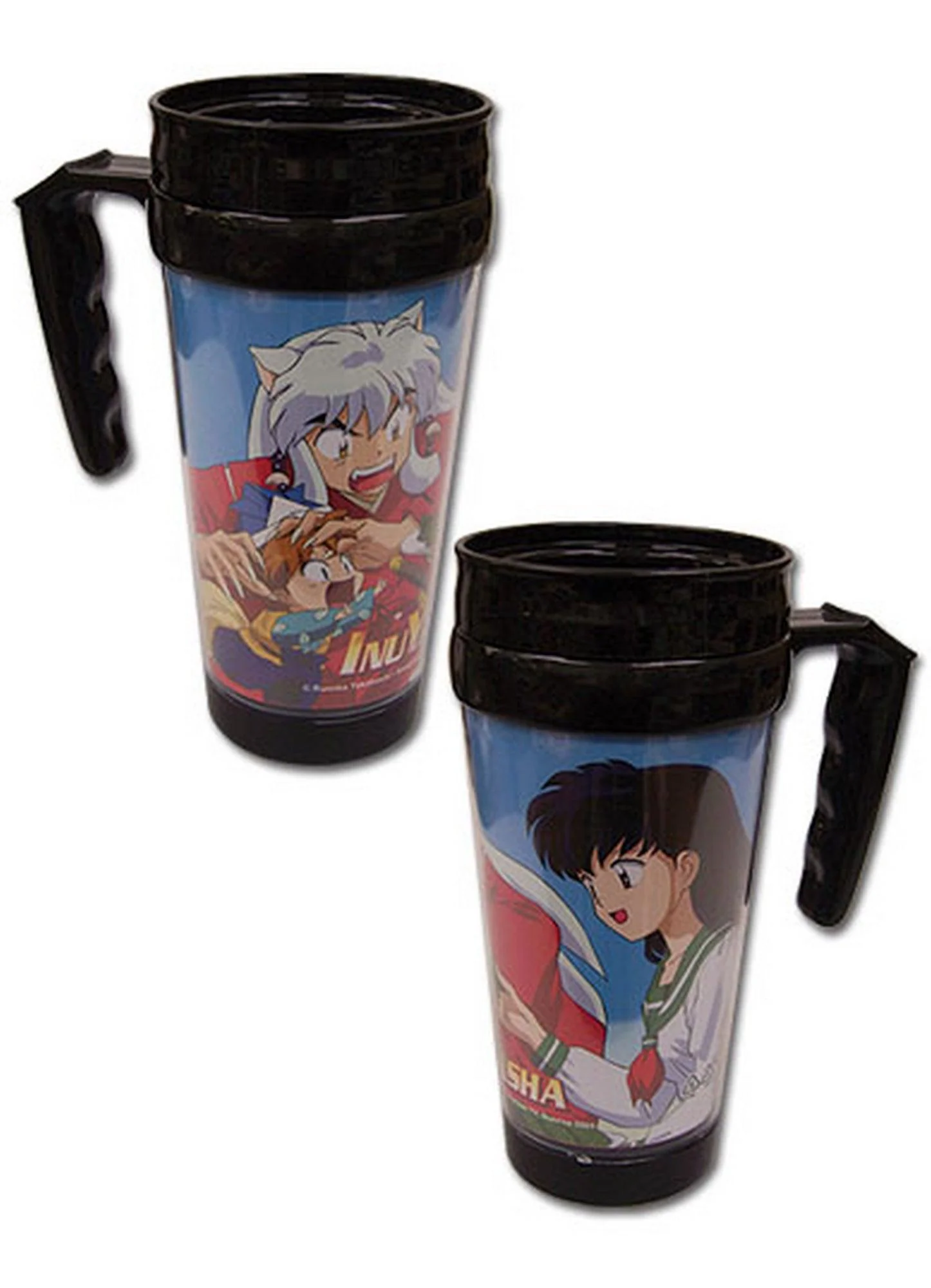 Inuyasha - Inuyasha, Kagome Higurashi And Shippo Tumbler With Handle