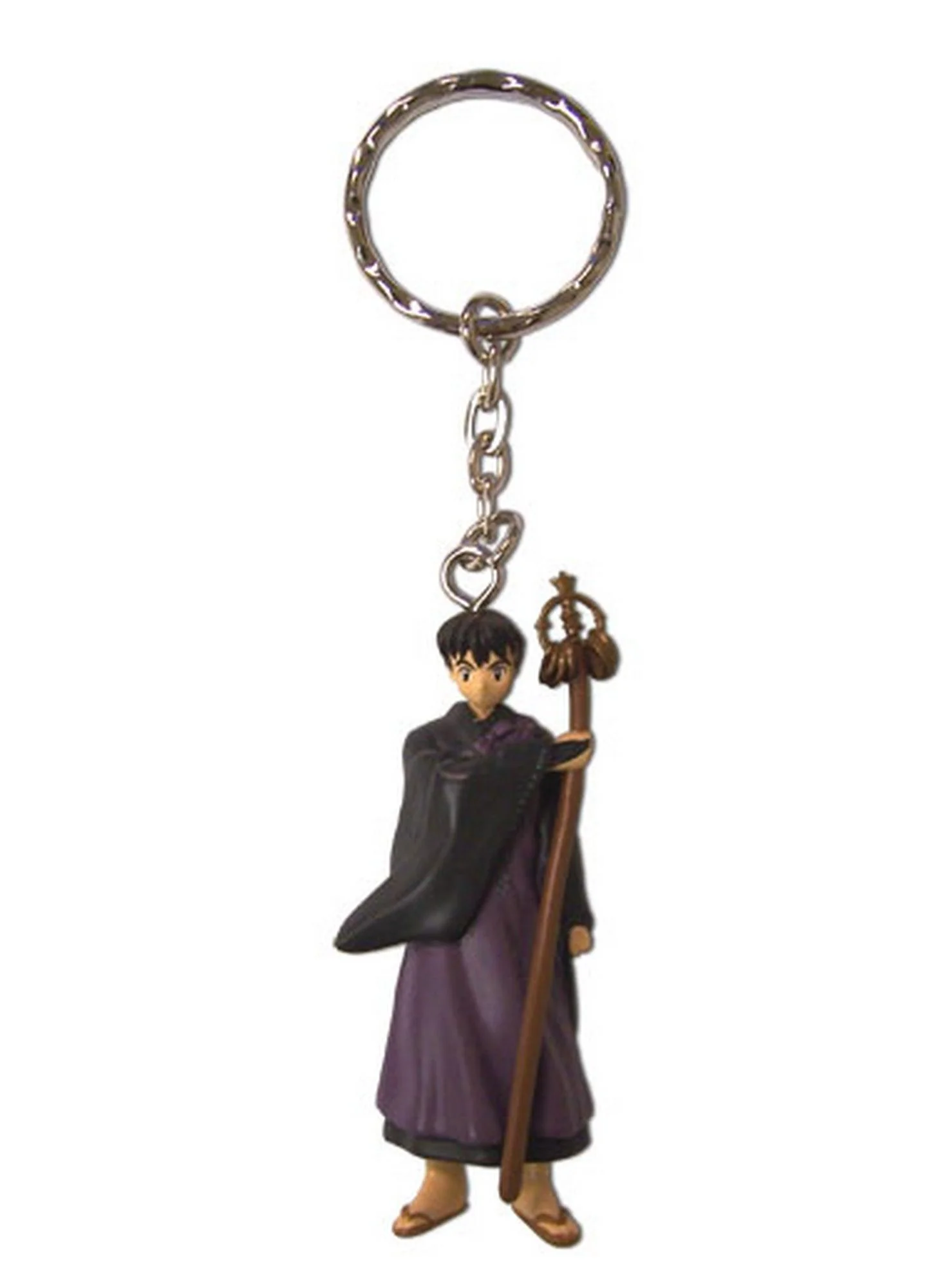 Inuyasha - Miroku W/ Staff Keychain