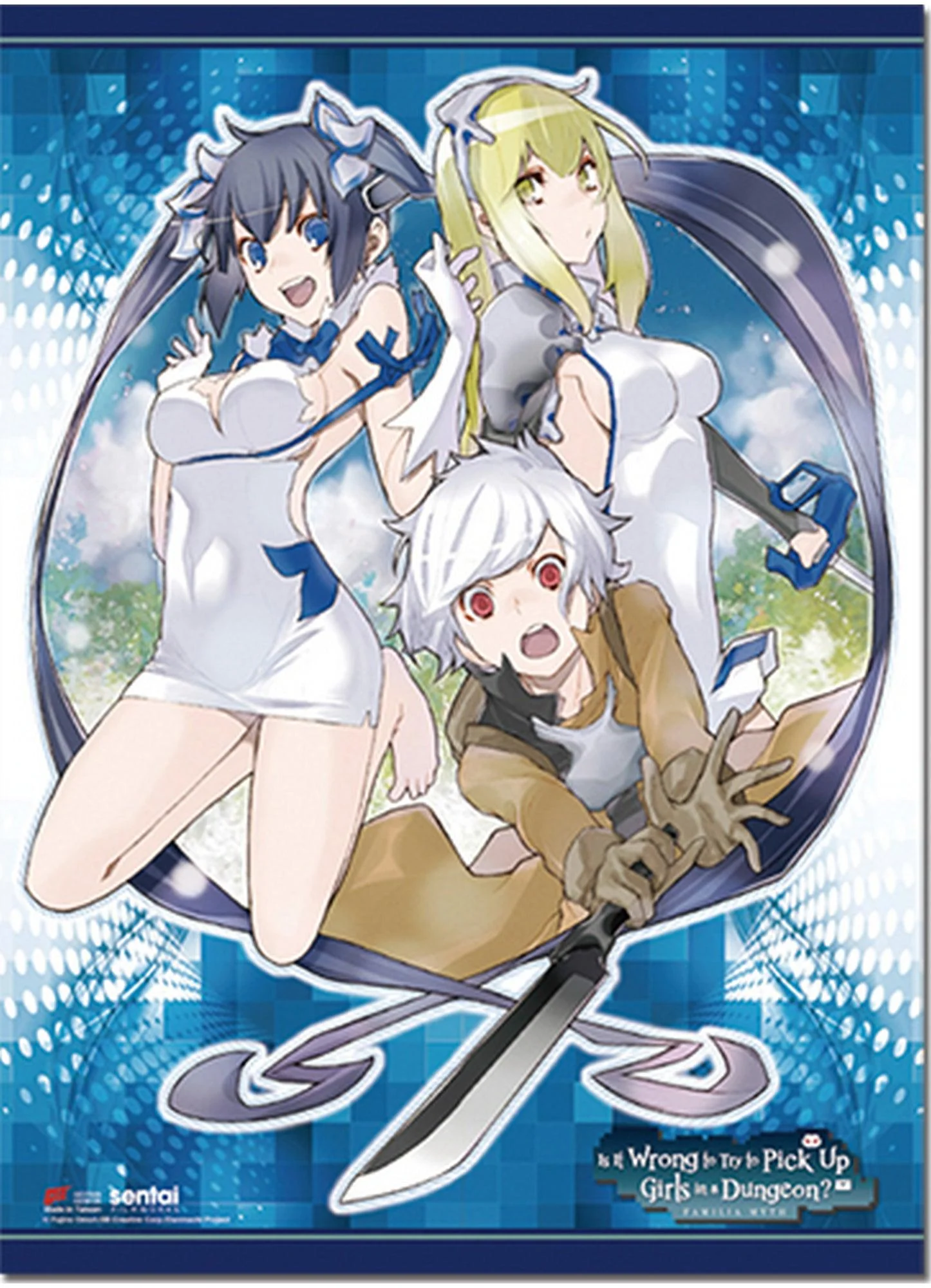Is It Wrong To Try To Pick Up - Danmachi Group B Wall Scroll
