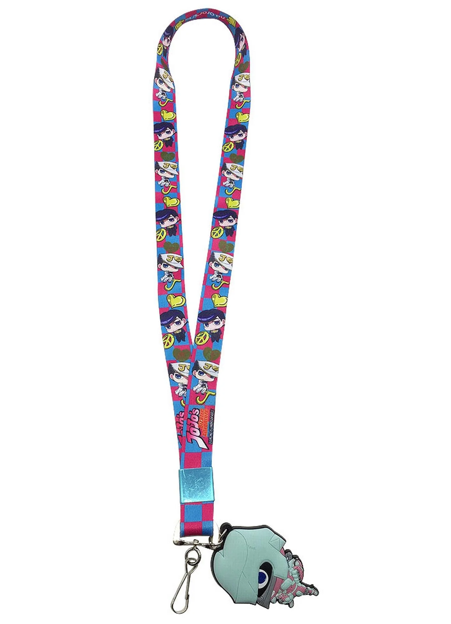 Jojo's Bizarre Adventure Diamond Is Unbreakable - Josuke Higashikata & Jotaro Kujo Lanyard