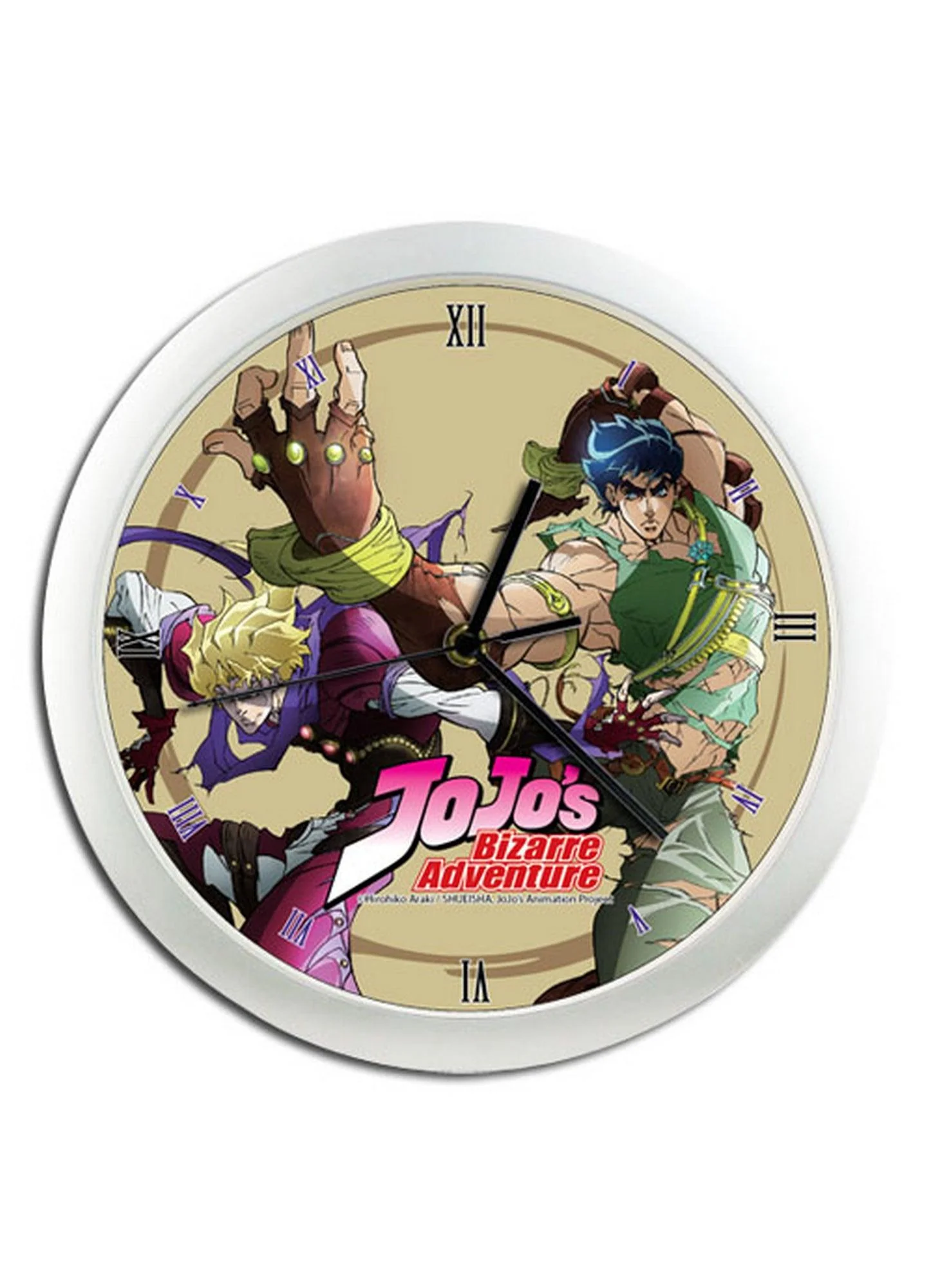 Jojo's Bizarre Adventure - Jonathan Joestar & Dio Brando Wall Clock